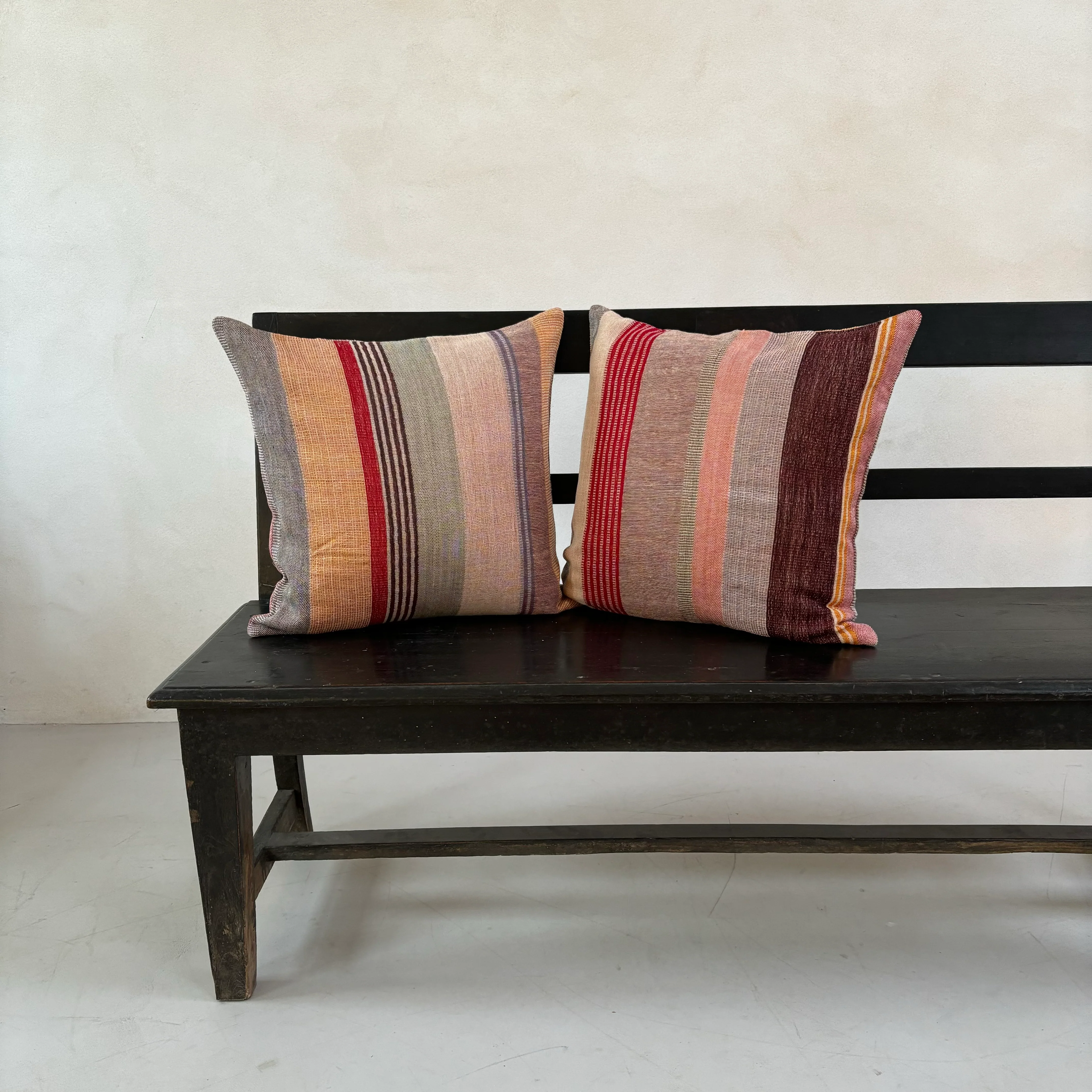 Silk and Wool Cushion 50 x 50cm | Autumn - Image 4