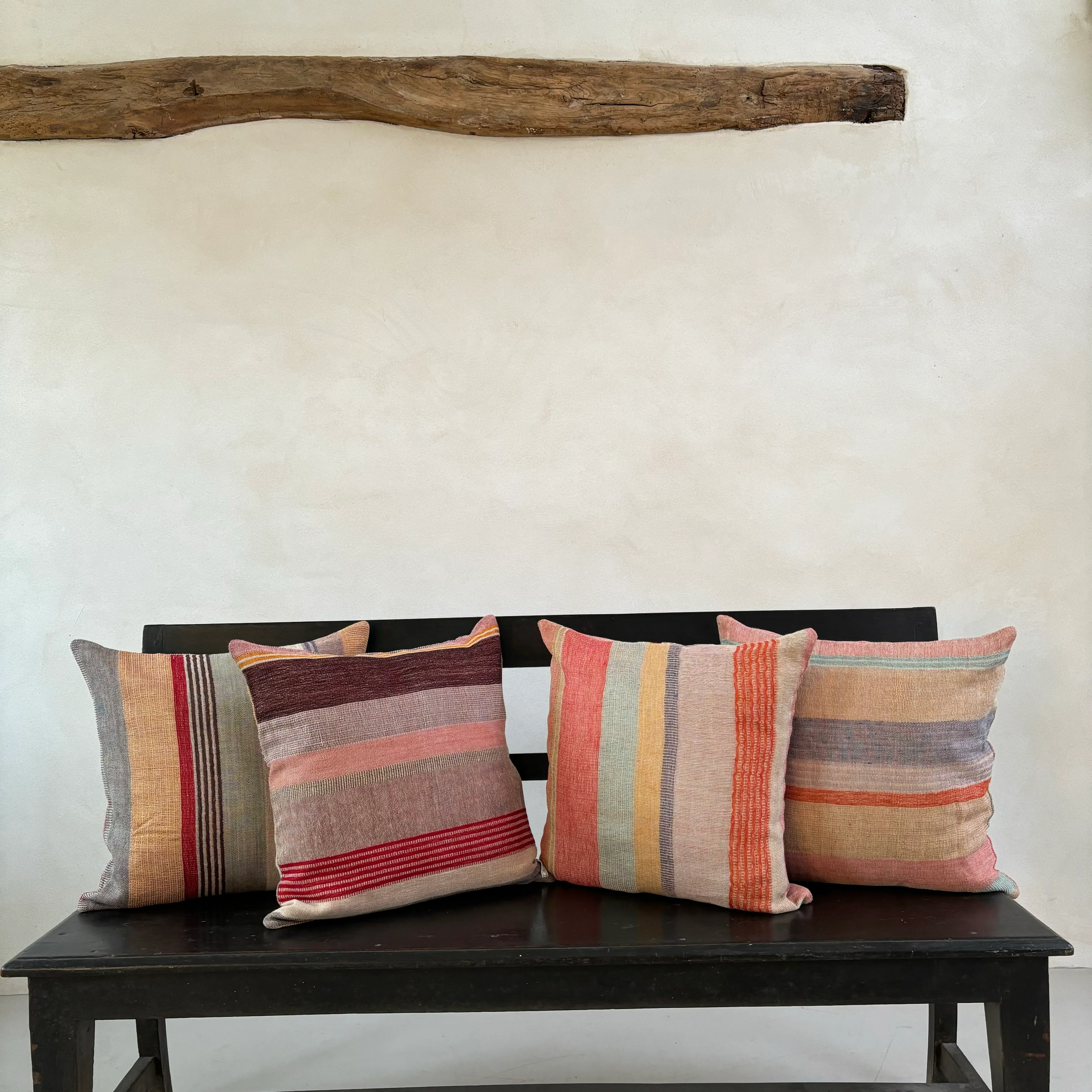 Silk and Wool Cushion 50 x 50cm | Autumn - Image 5