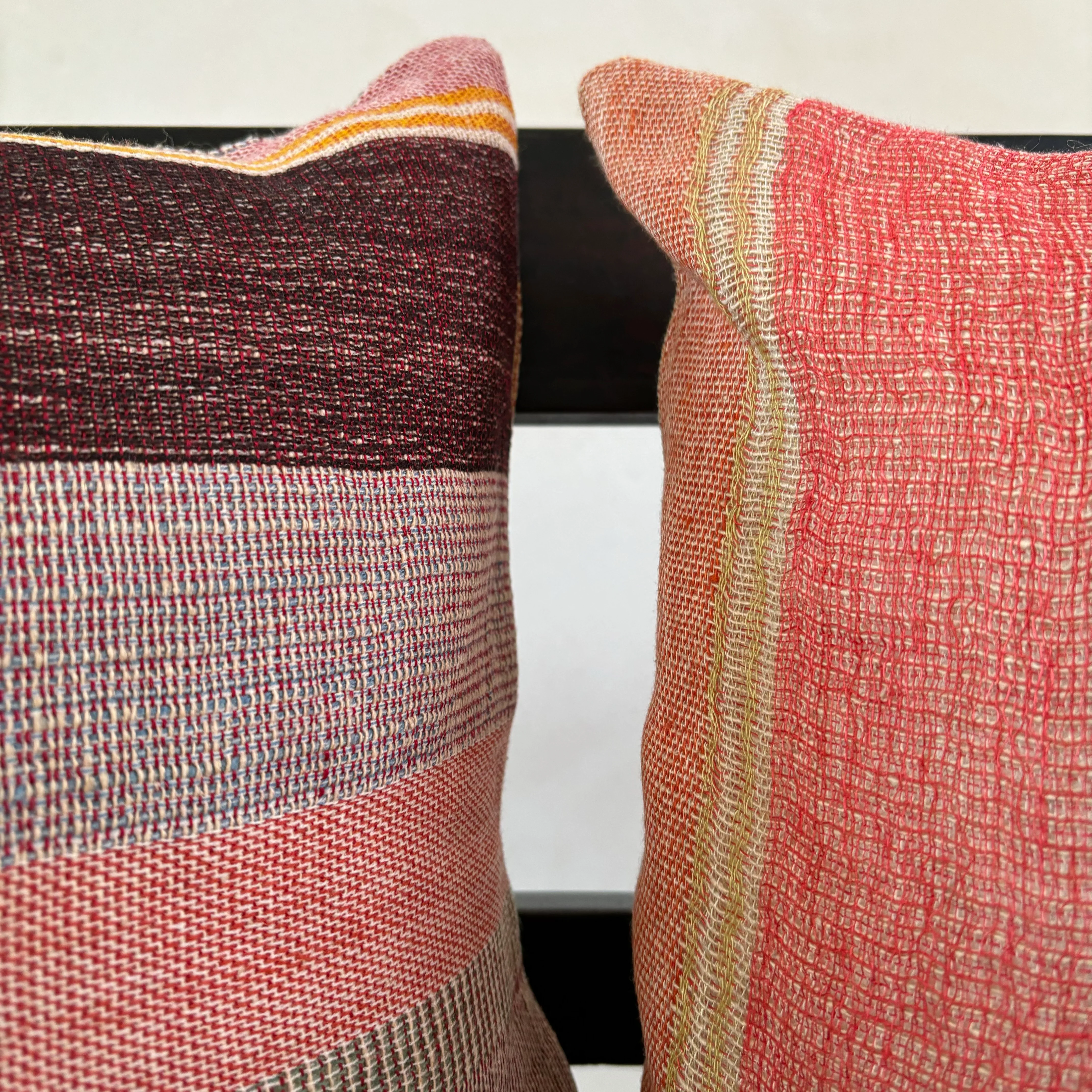 Silk and Wool Cushion 50 x 50cm | Autumn - Image 6