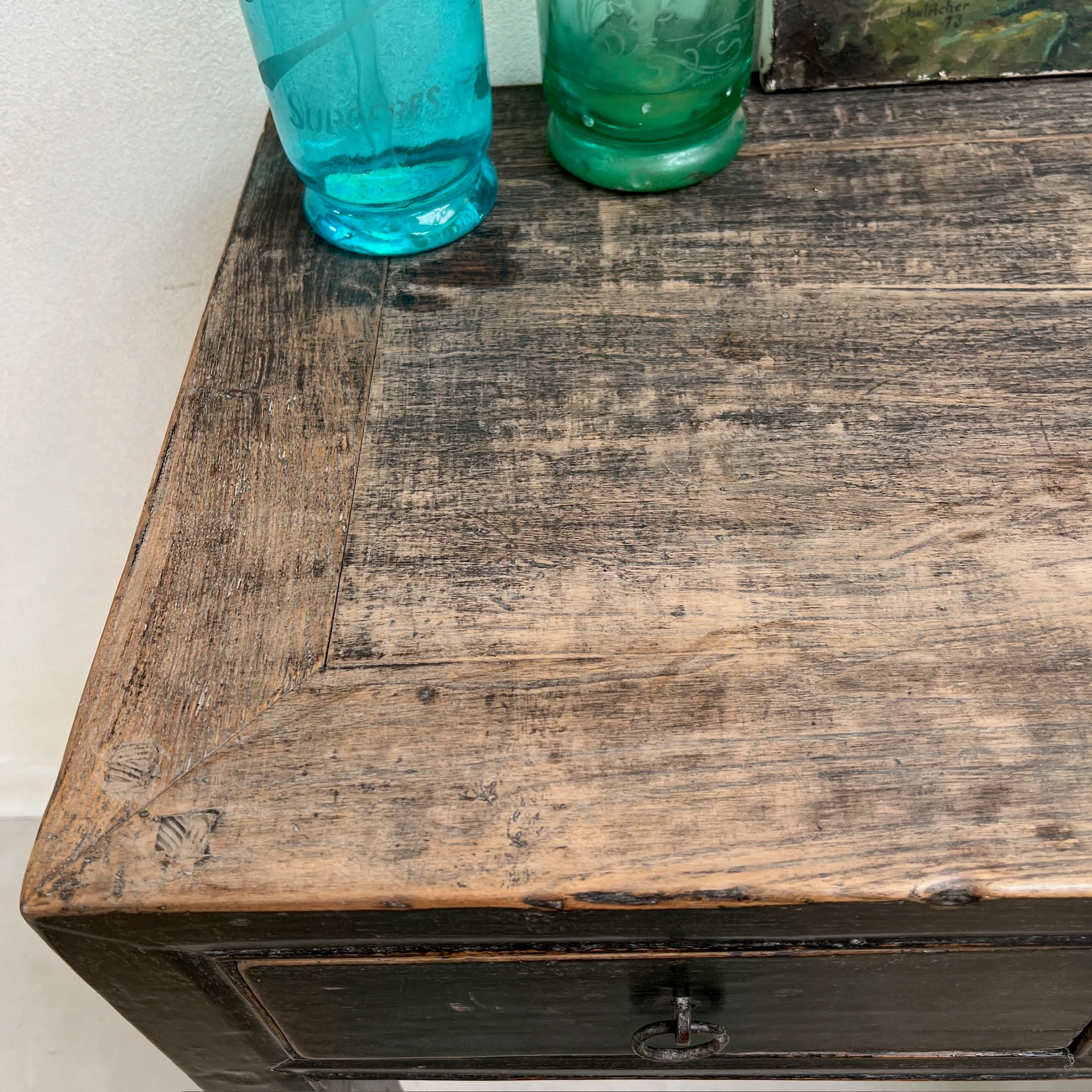 Small Antique Black Console Table | Verity - Image 6