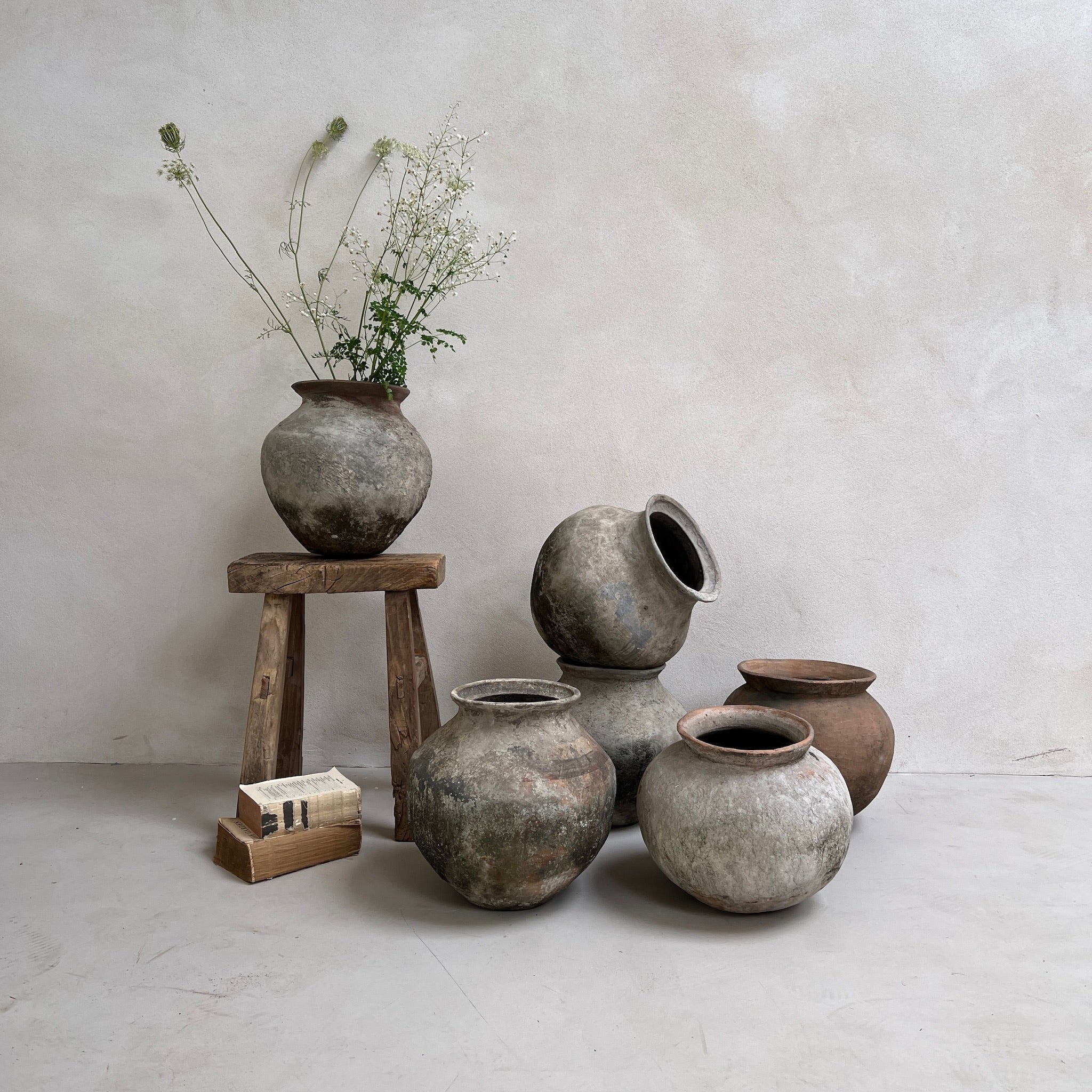 Extra Small Antique Java Pots - Image 14
