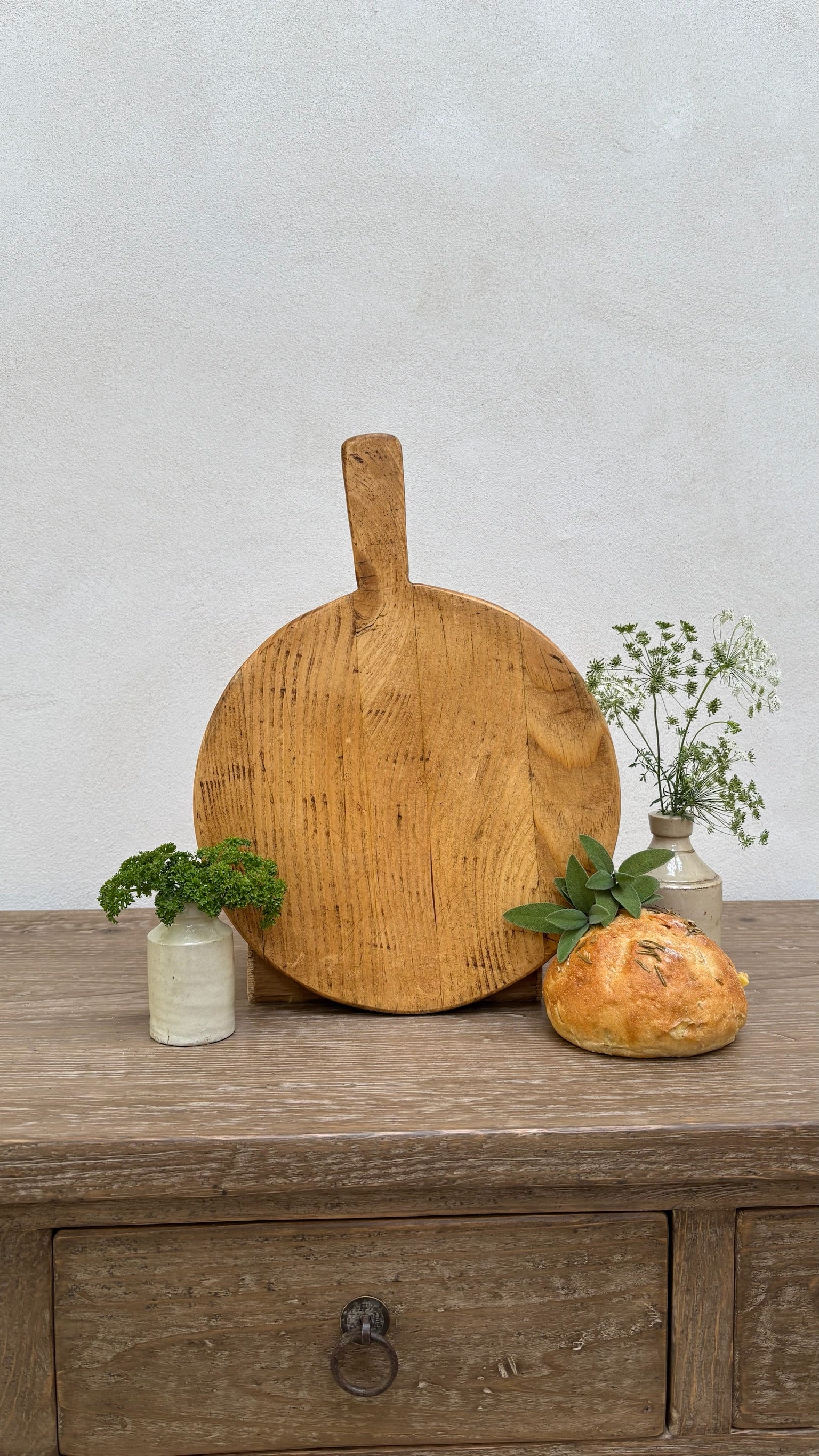 Small Antique Rustic Breadboard (Select from photo) - Image 11