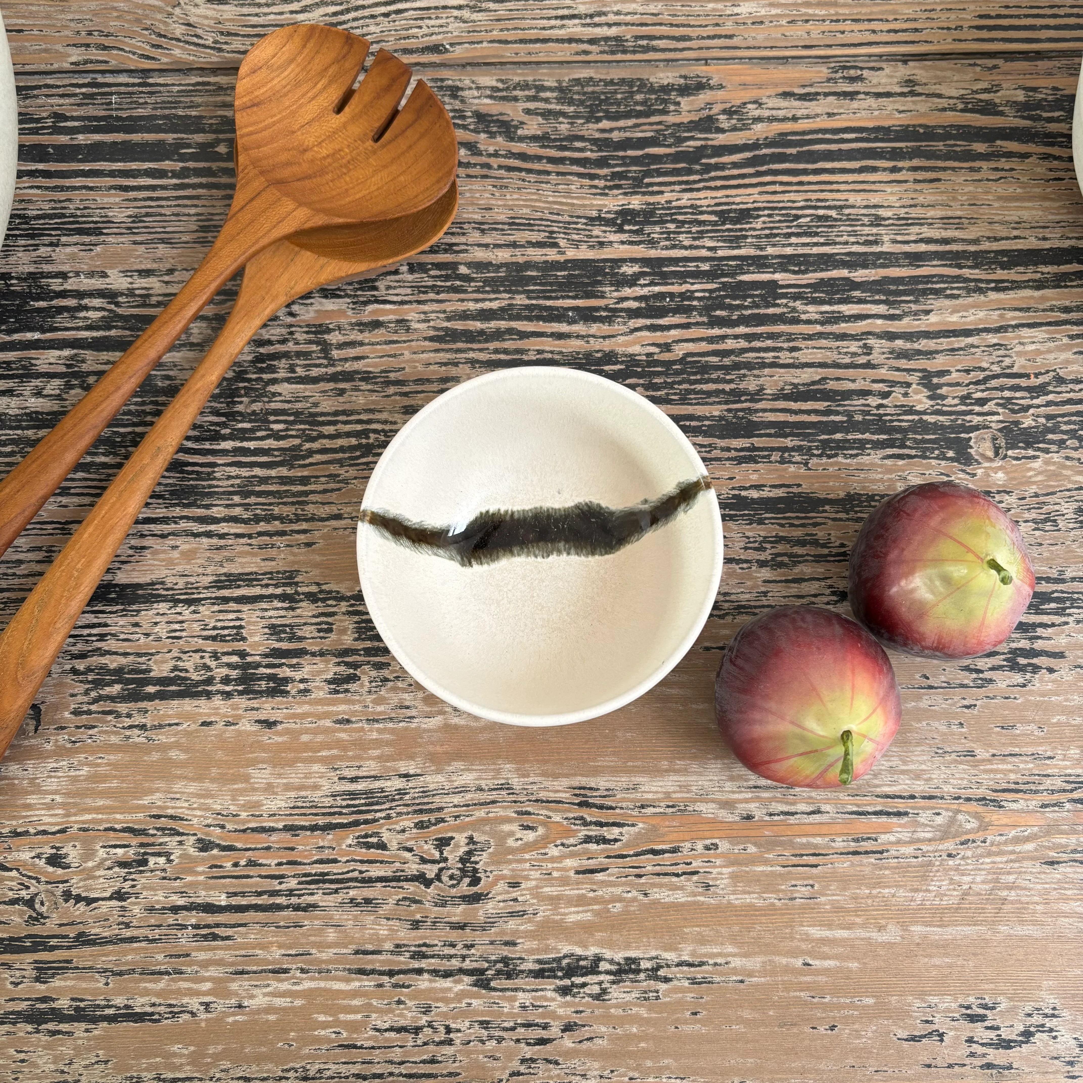 Small Artisan Serving Bowl | Wabi Sabi - Image 3