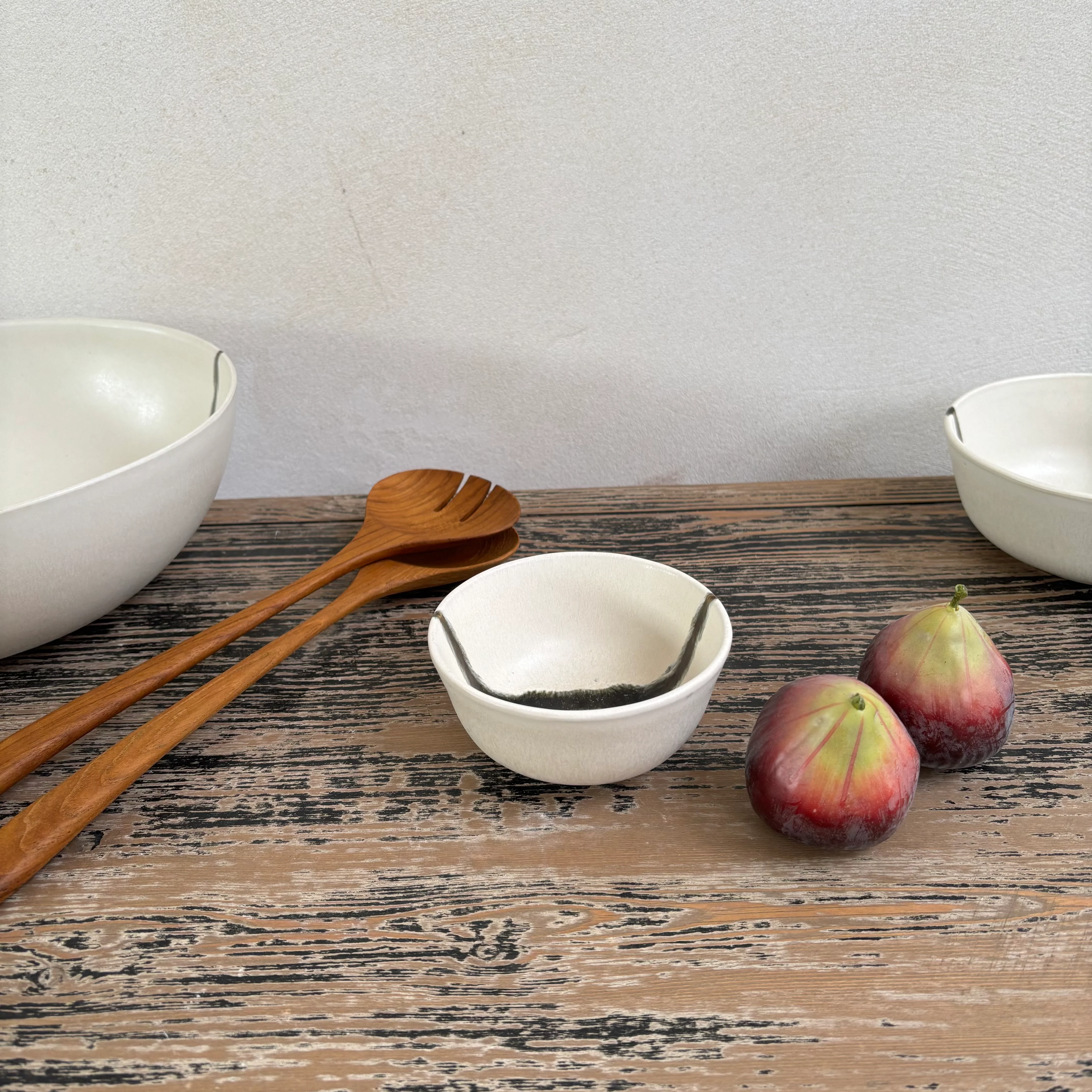 Small Artisan Serving Bowl | Wabi Sabi - Image 4