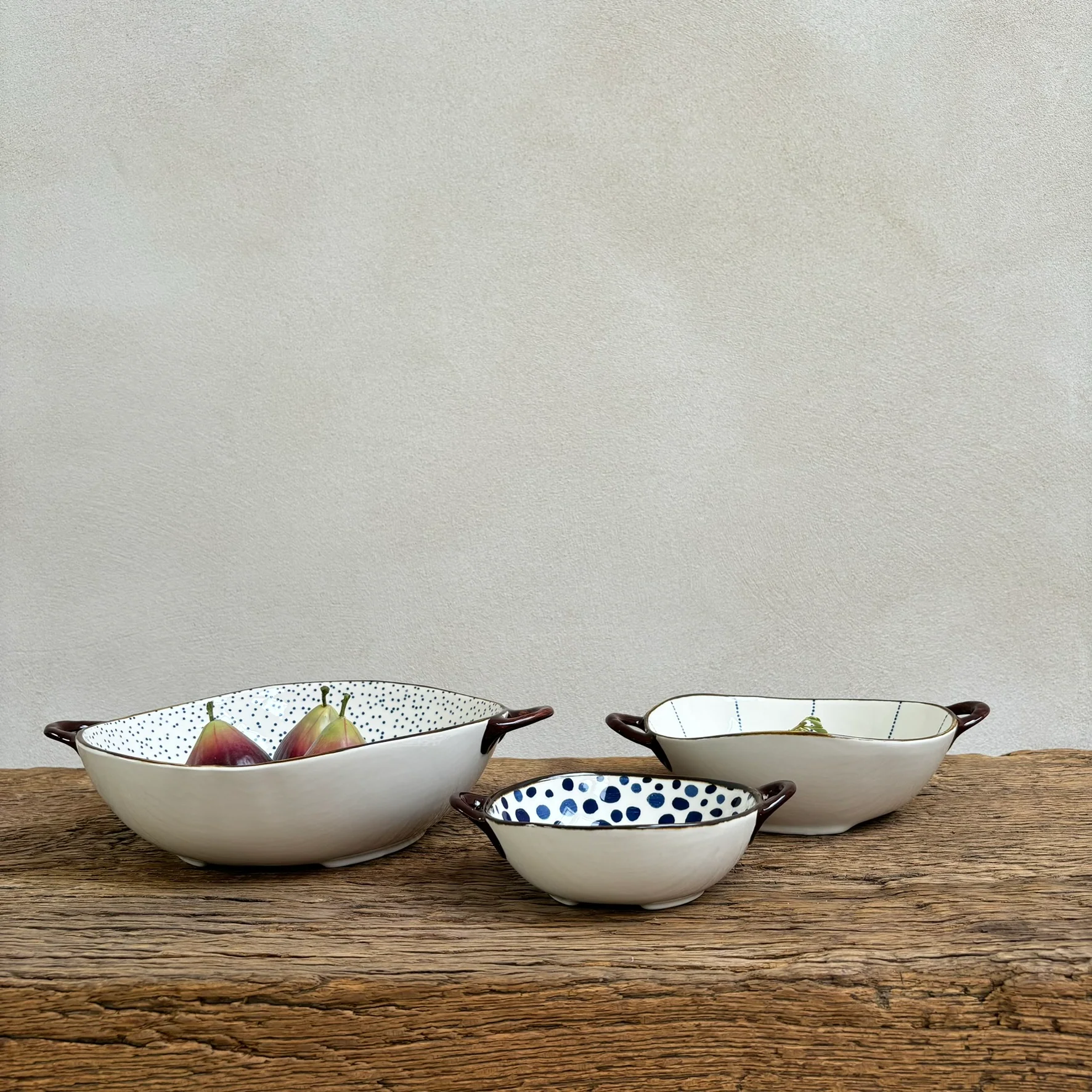 Small Ceramic Dots Serving Bowl - Image 2