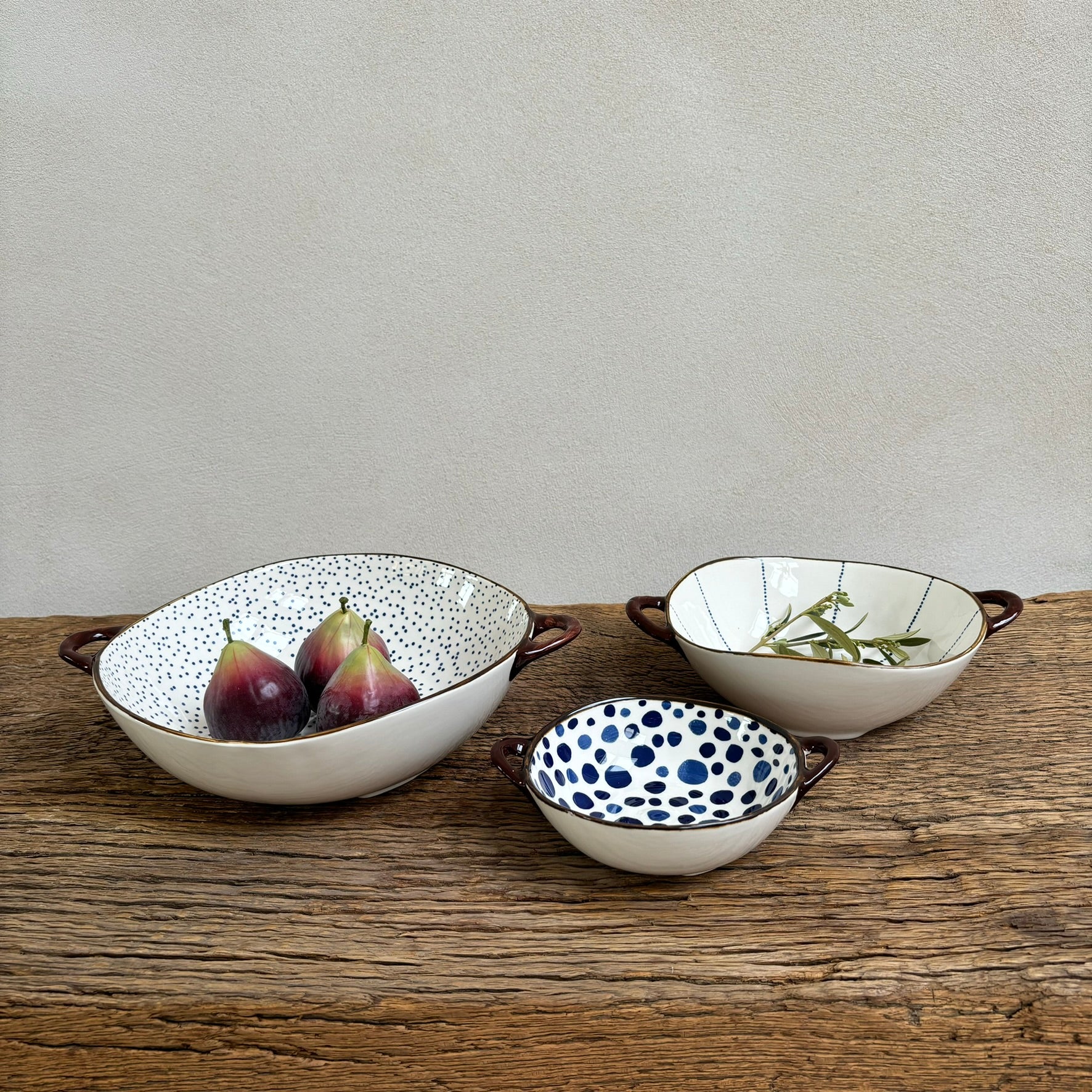 Small Ceramic Dots Serving Bowl - Image 5