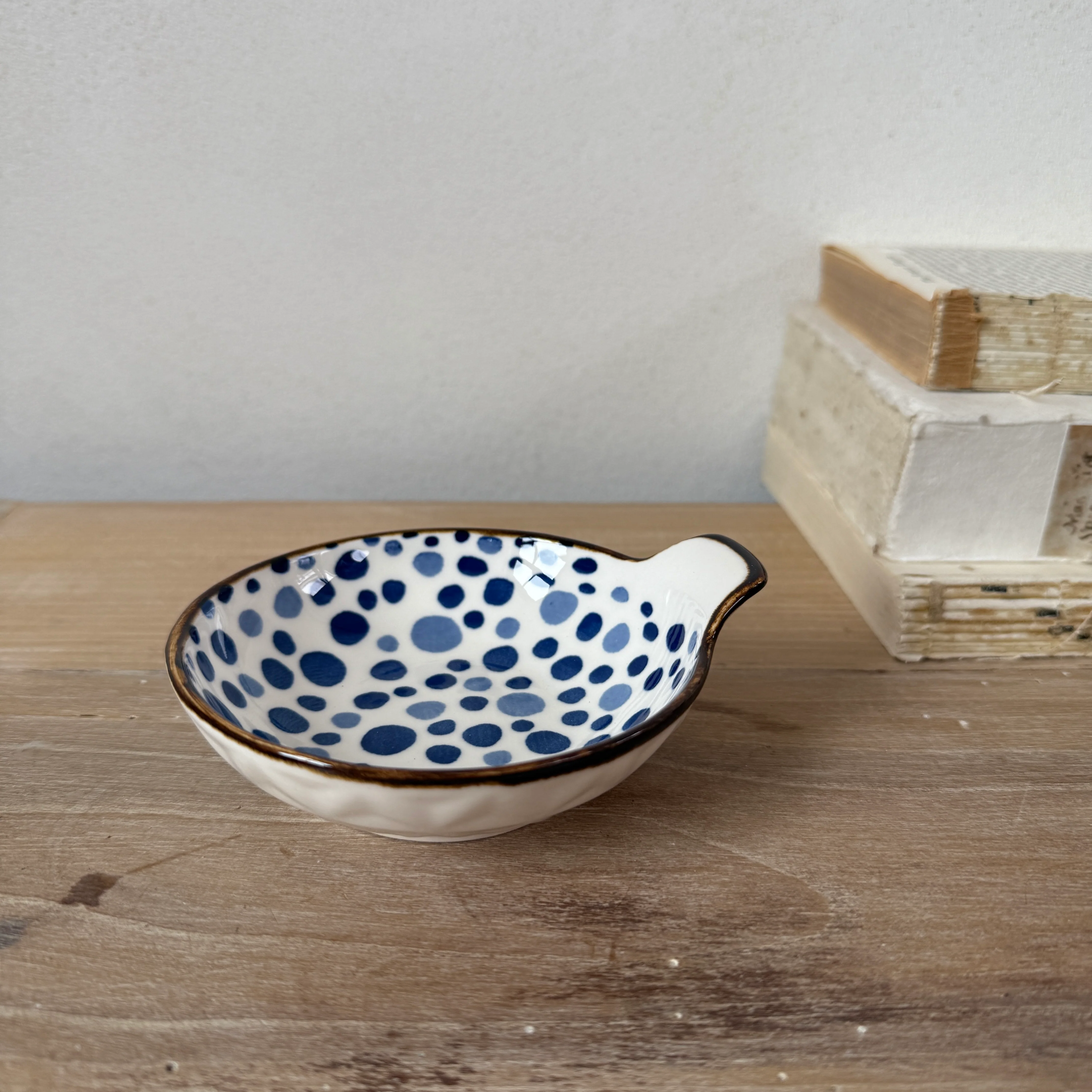 Small Ceramic Patterned Appetiser Dish - Image 5