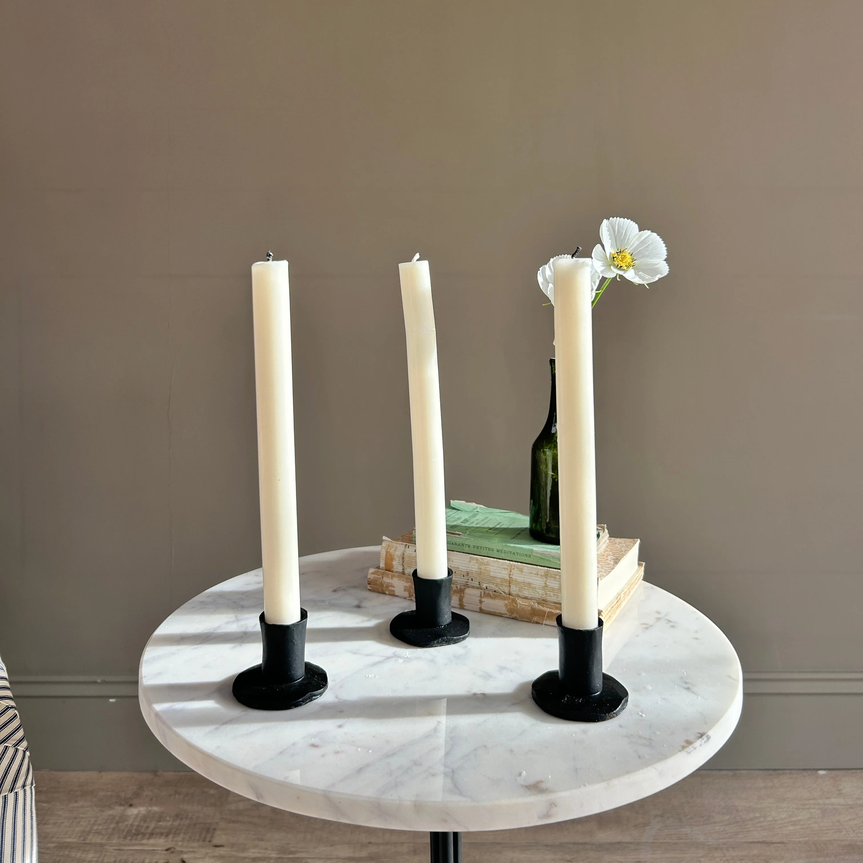 Small Iron Candlestick Holder | Adriana - Image 3