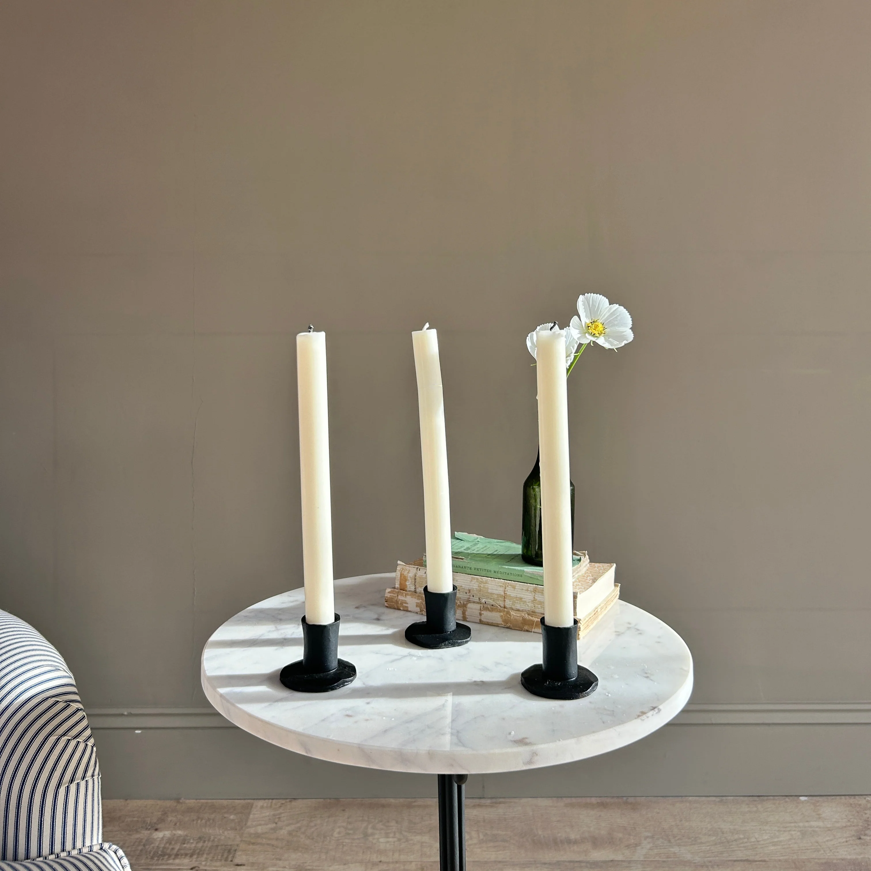 Small Iron Candlestick Holder | Adriana - Image 4