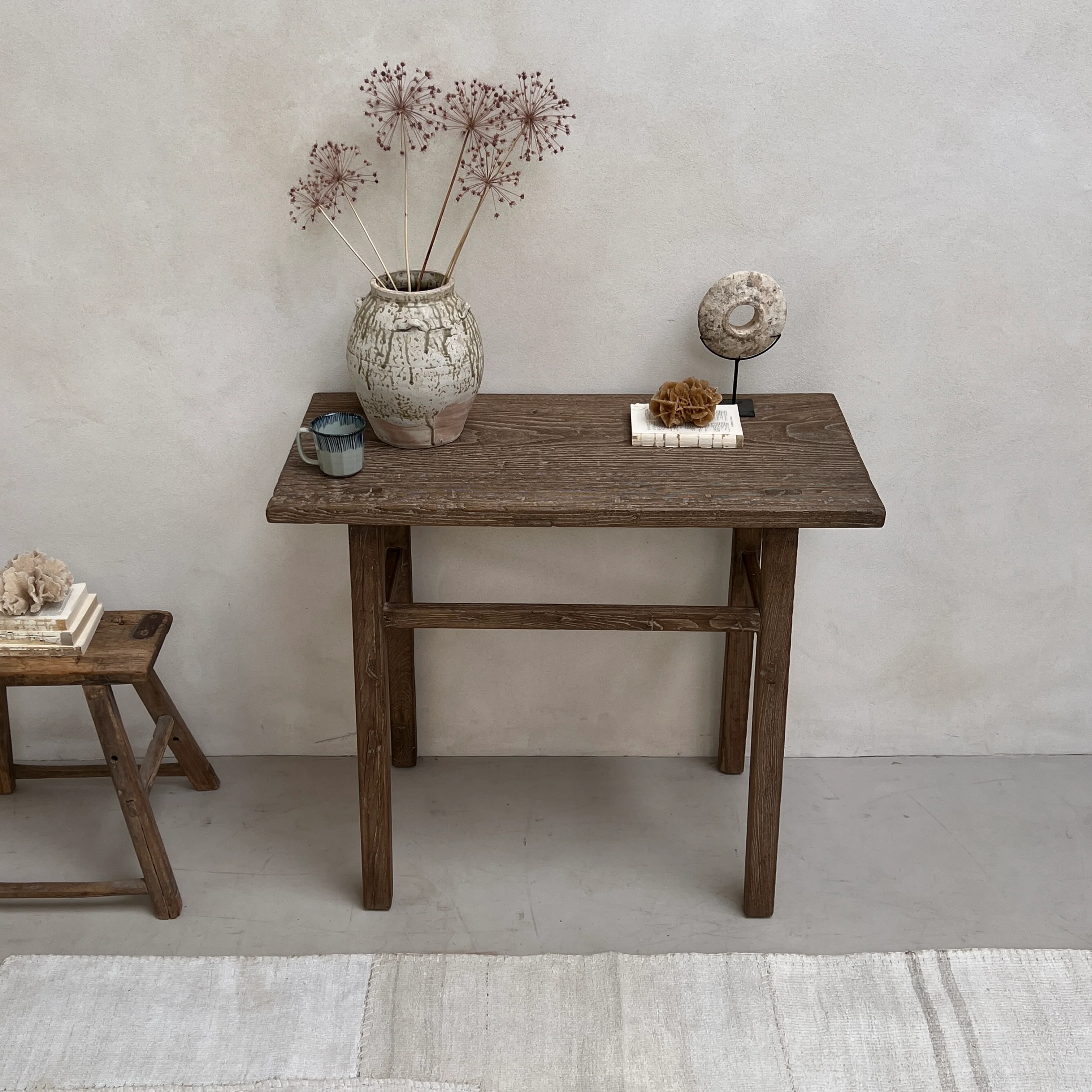 Small Reclaimed Console table Etta - Image 4