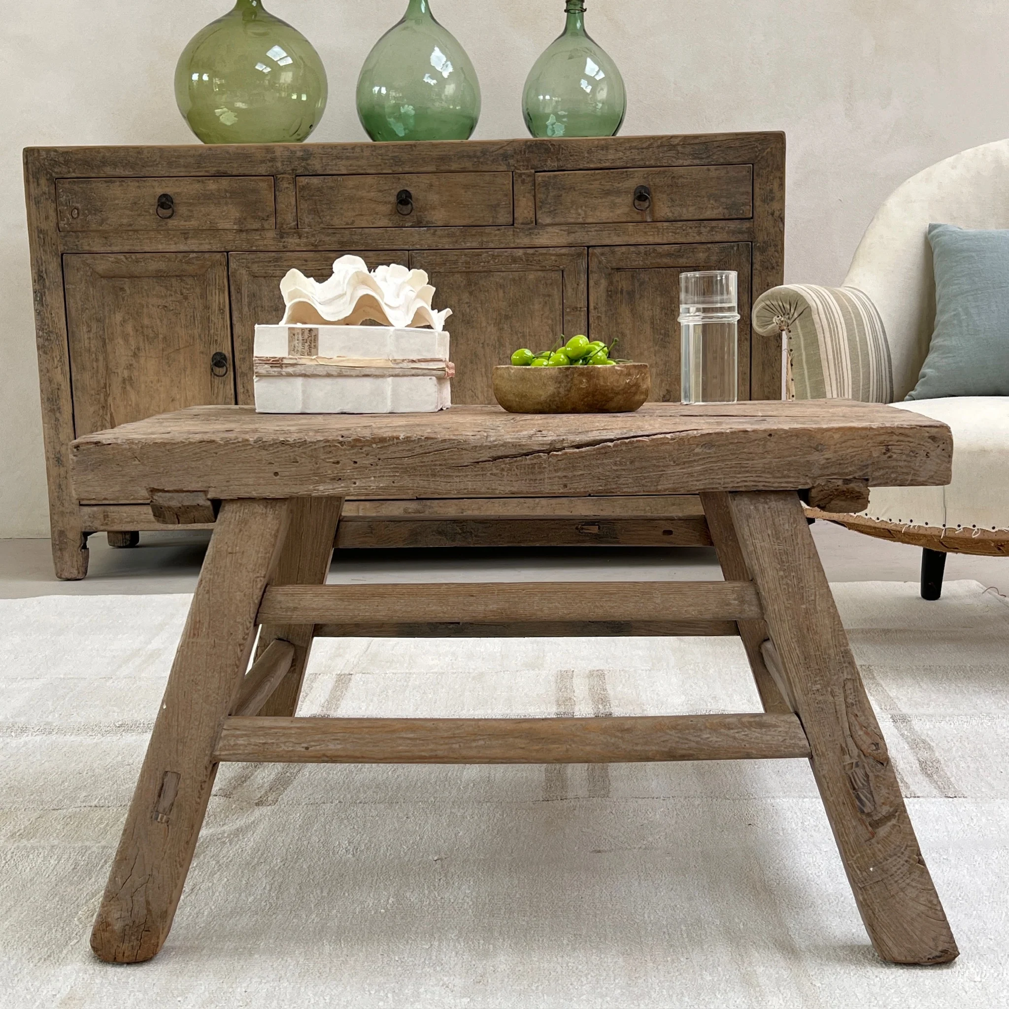 Small Rustic Coffee Table | Lyra - Image 3