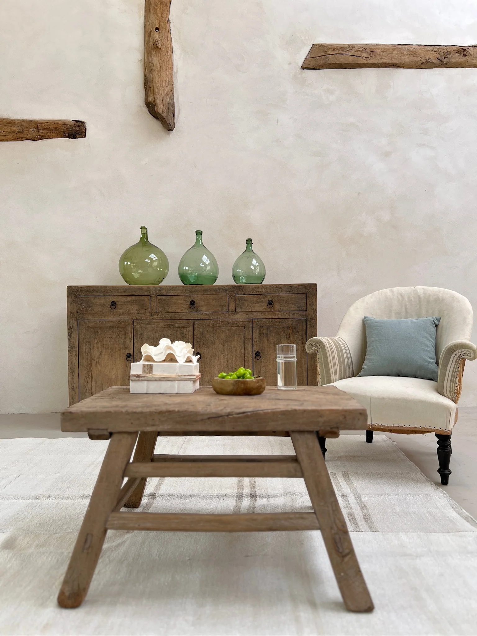 Small Rustic Coffee Table | Lyra - Image 5