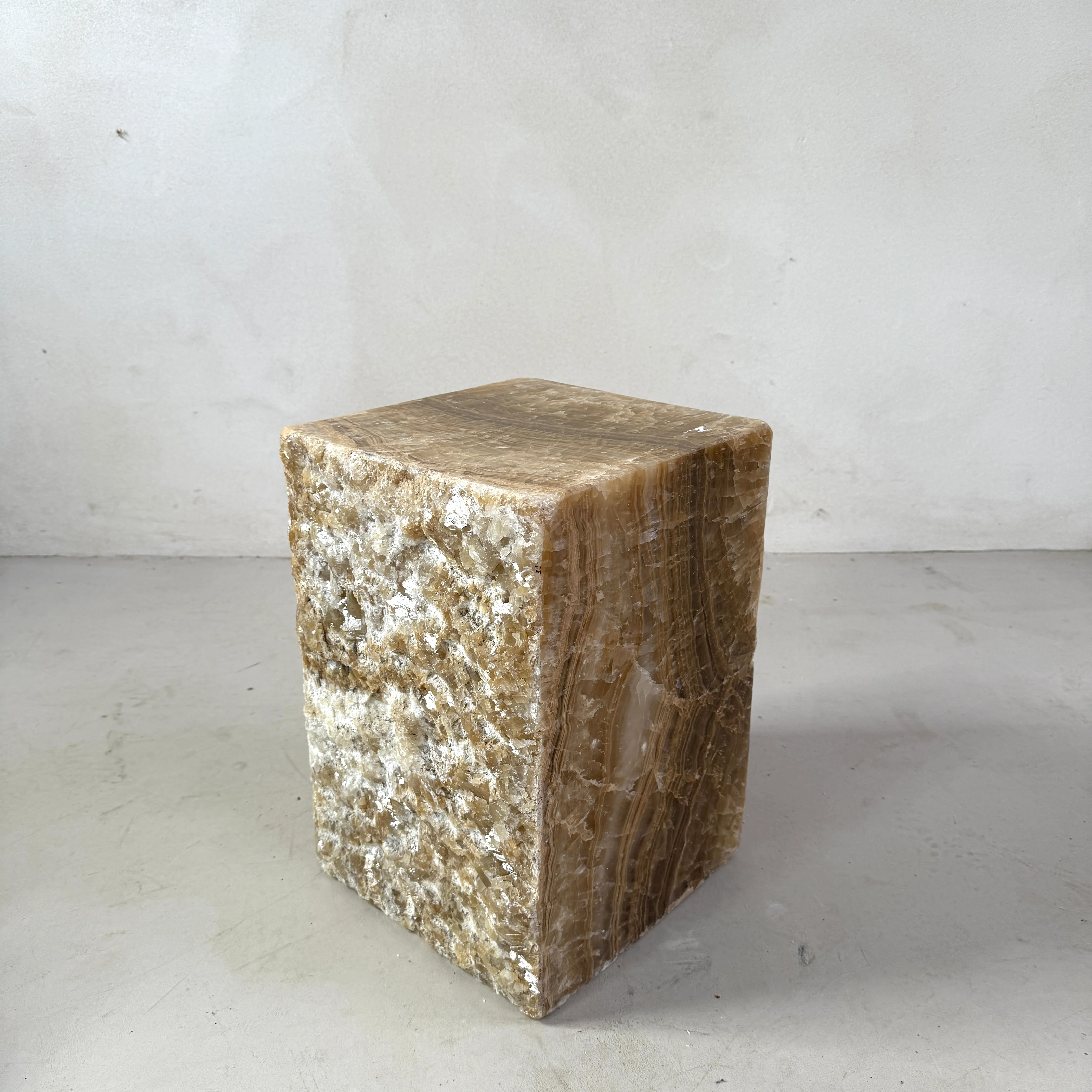 Solid Onyx Plinth | side table - Image 3