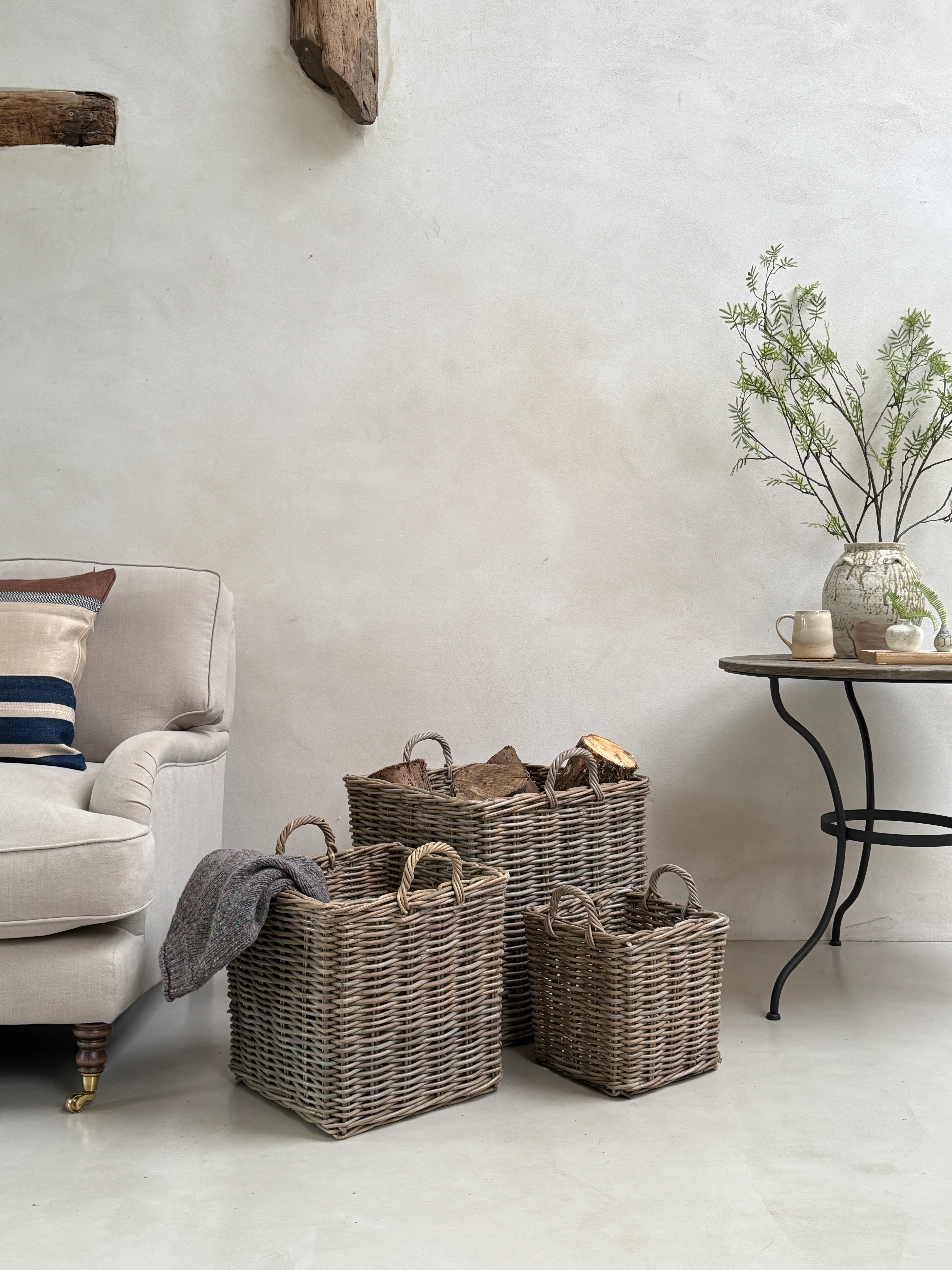 Square Log Baskets - Image 3