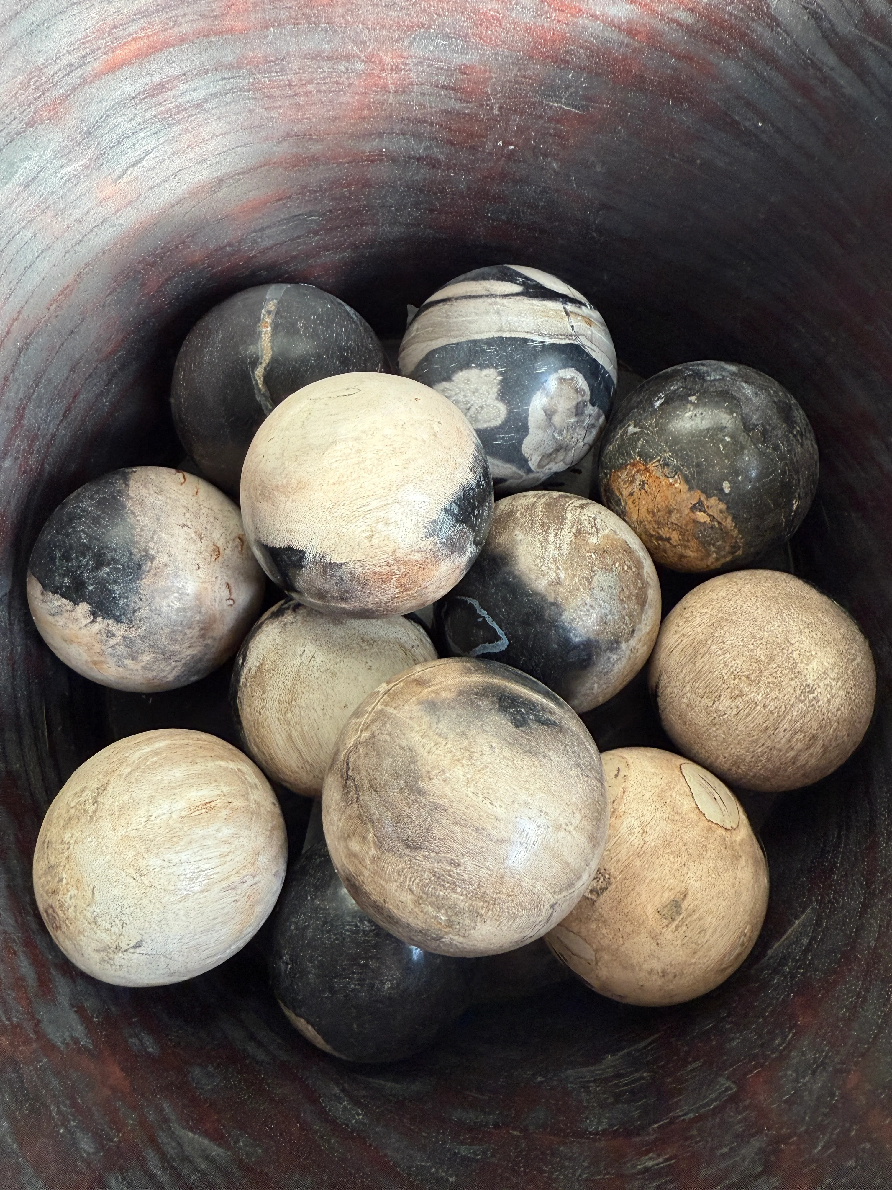 Stone Ball Petrified Wood | 8cm - Image 2