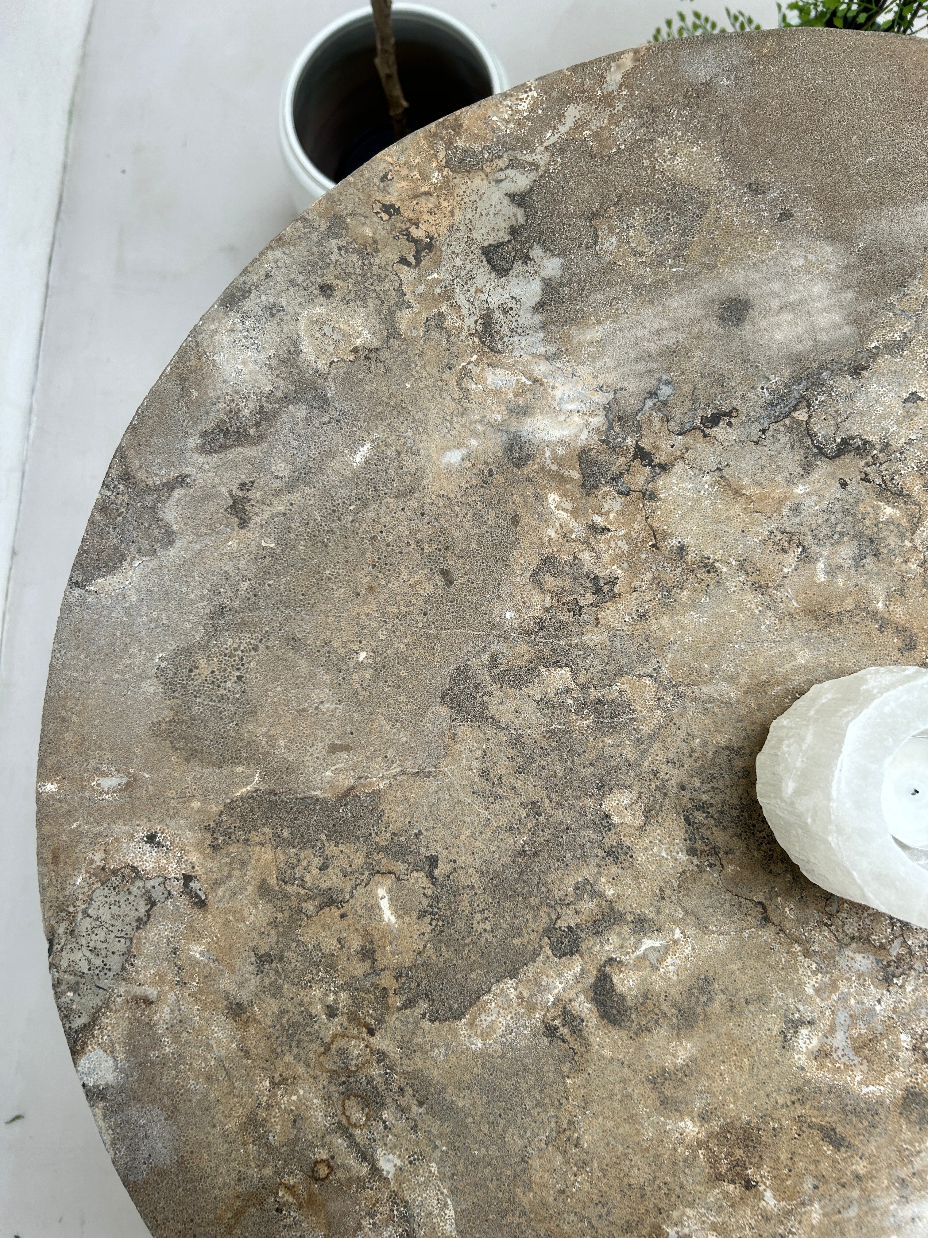 Stone top garden bistro round table - Image 10
