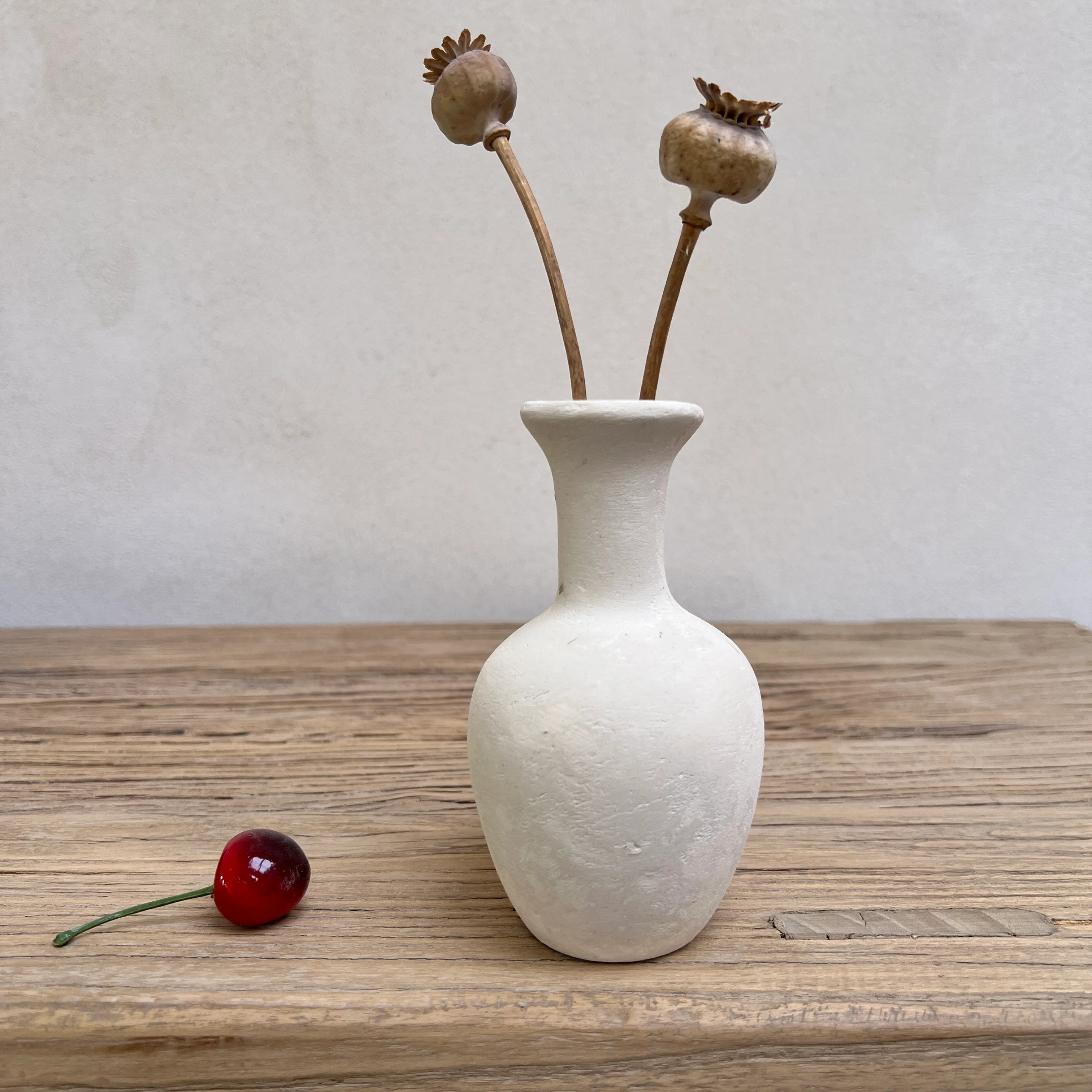 Stoneware-Effect neutral vase | G - Image 4