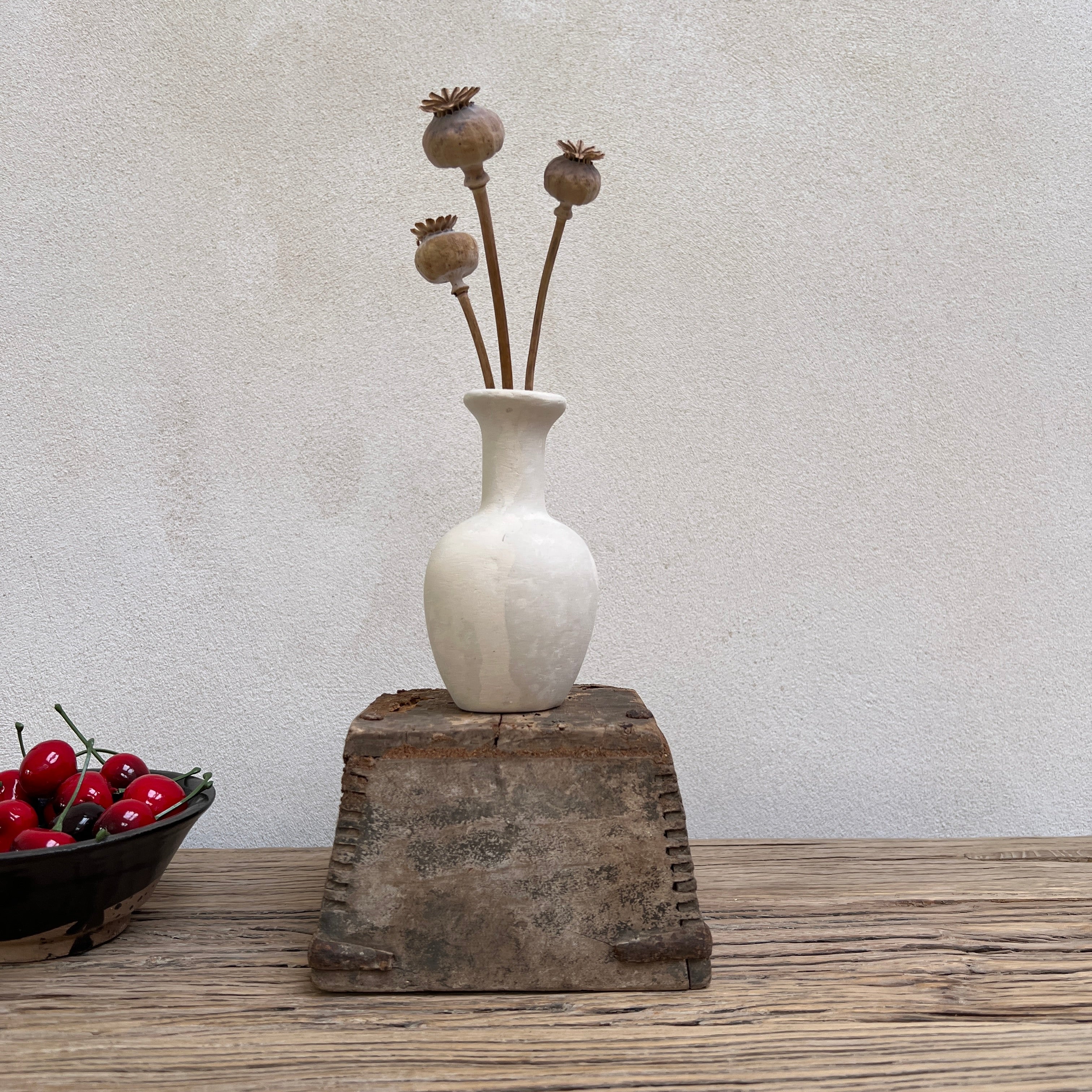 Stoneware-Effect neutral vase | G - Image 5