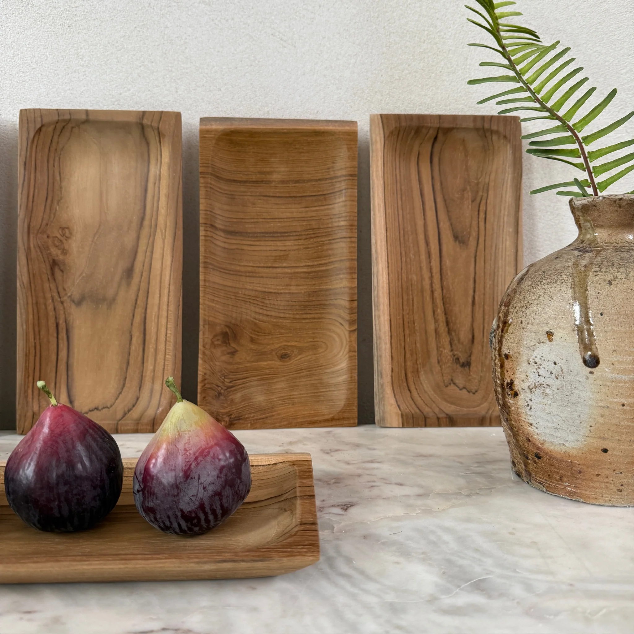 Teak Wood Rectangular Tray - Image 3