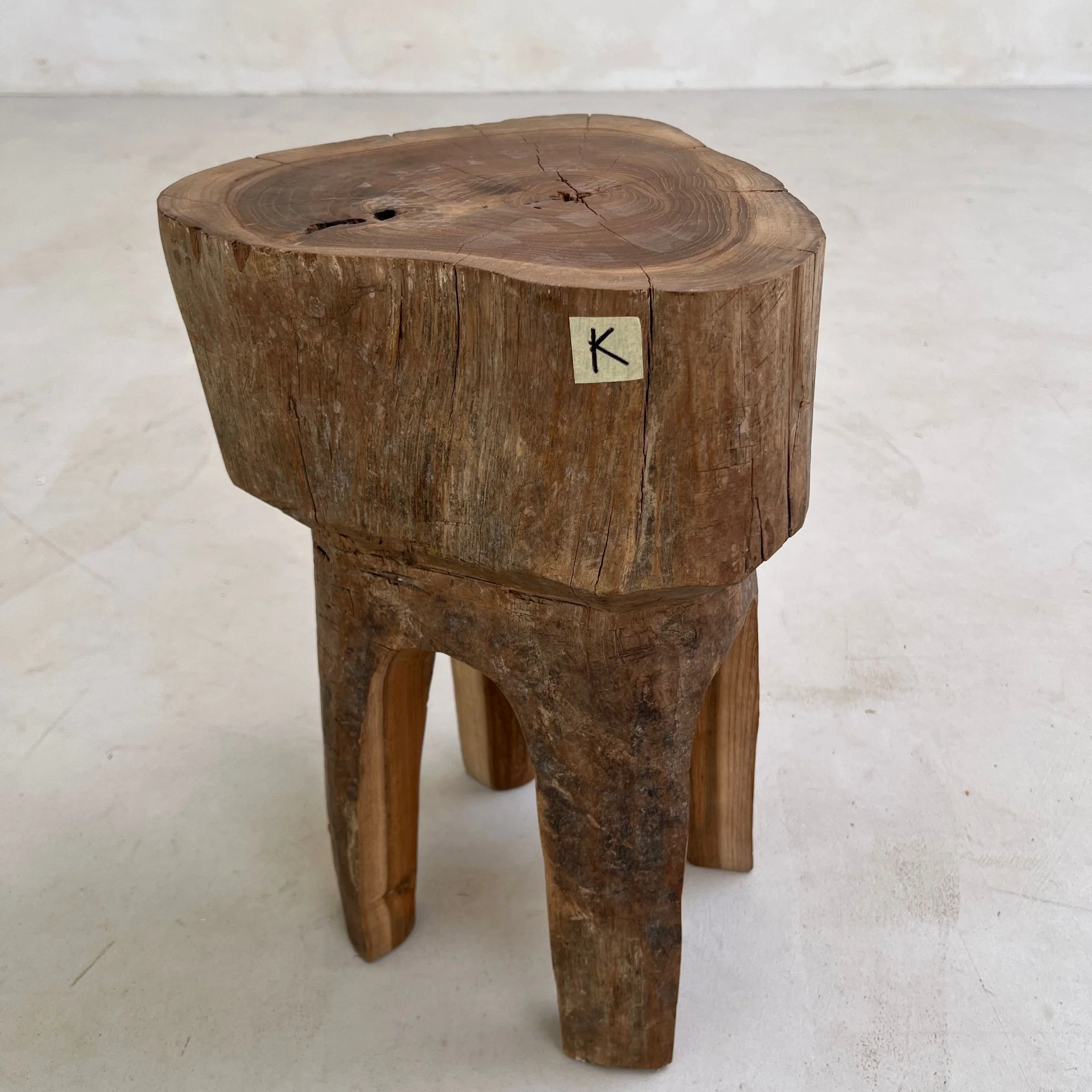 Tree Trunk Stool Side Table - Image 12