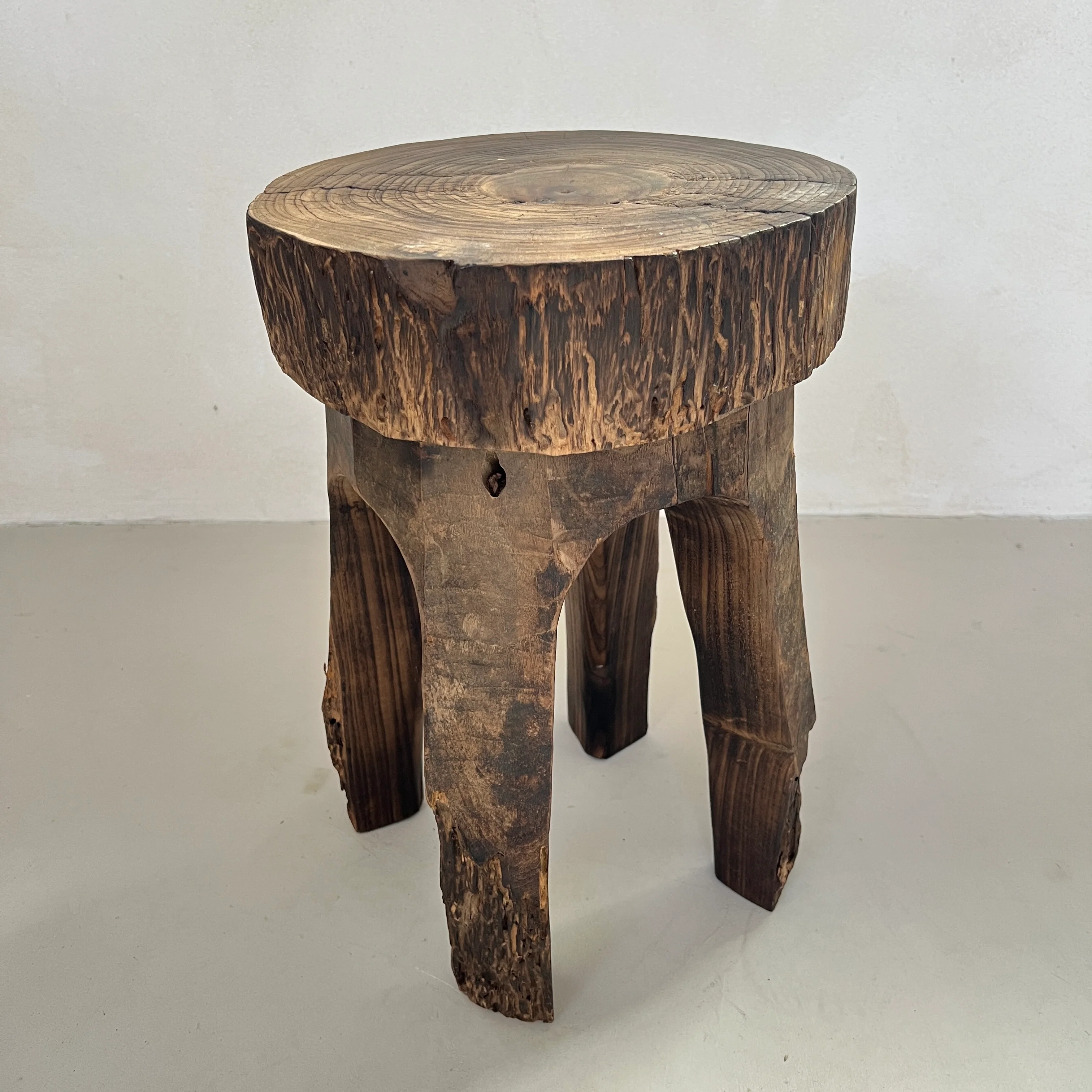 Tree Trunk Stool Side Table - Image 3