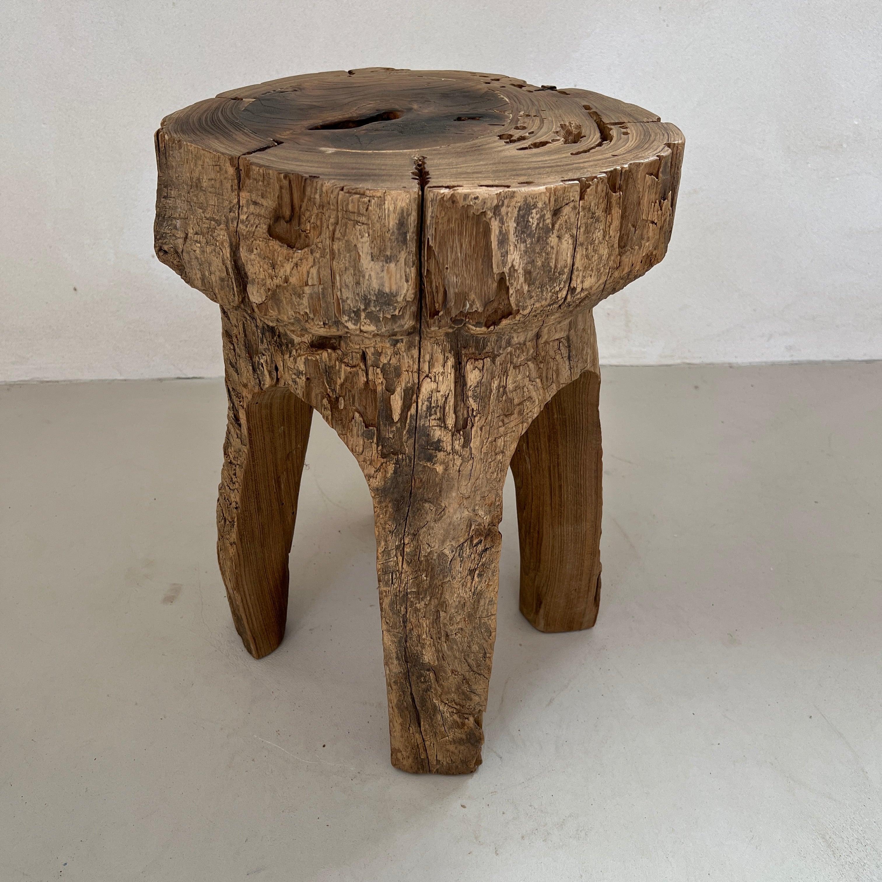 Tree Trunk Stool Side Table - Image 7