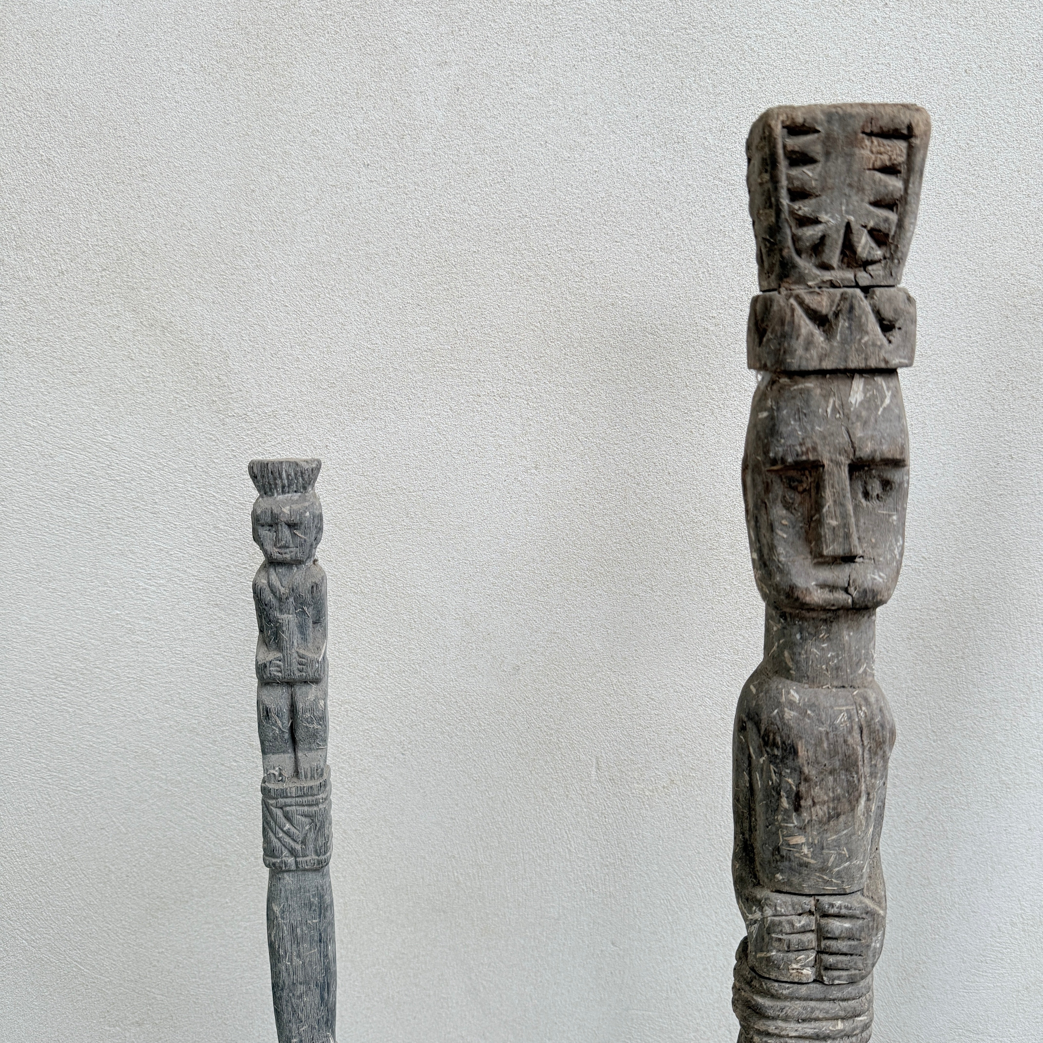 Antique Tribal totem poles - Image 4