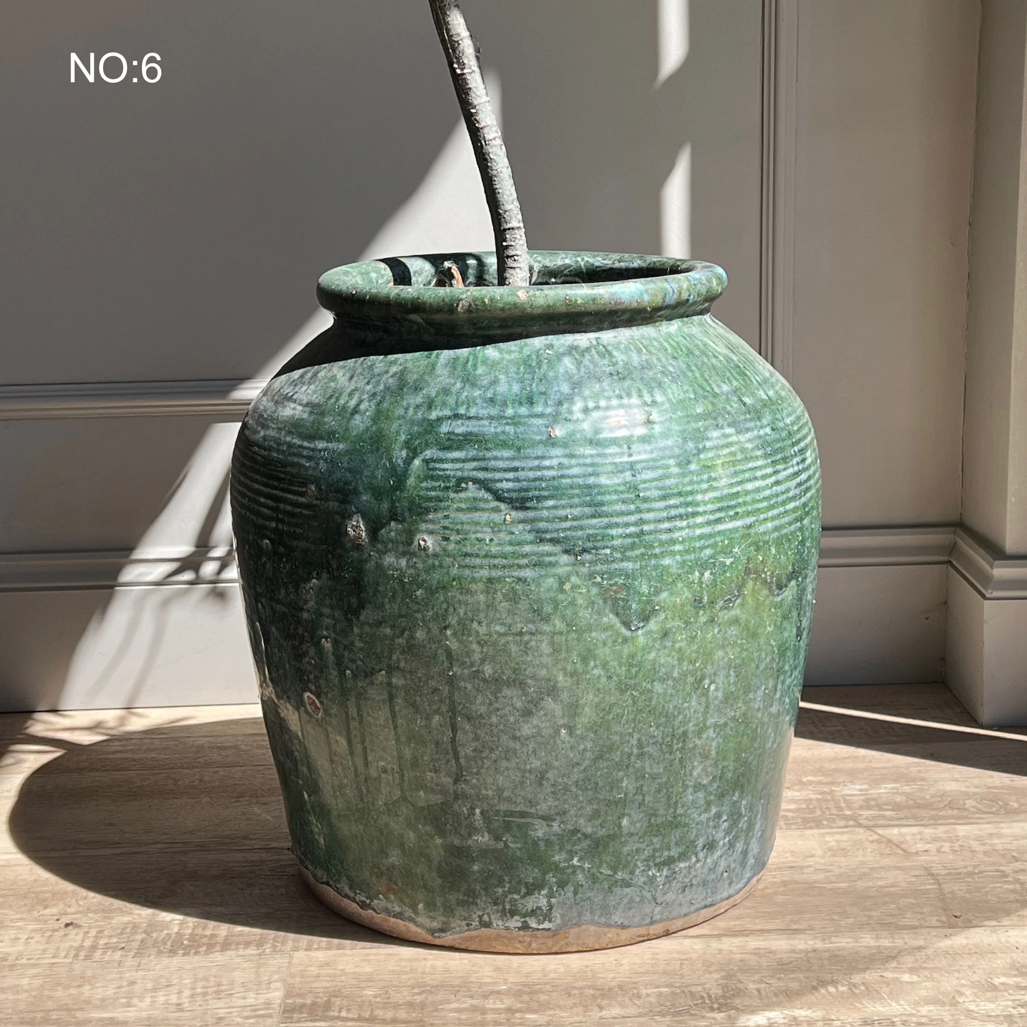 Turquoise Antique Urn - Image 7
