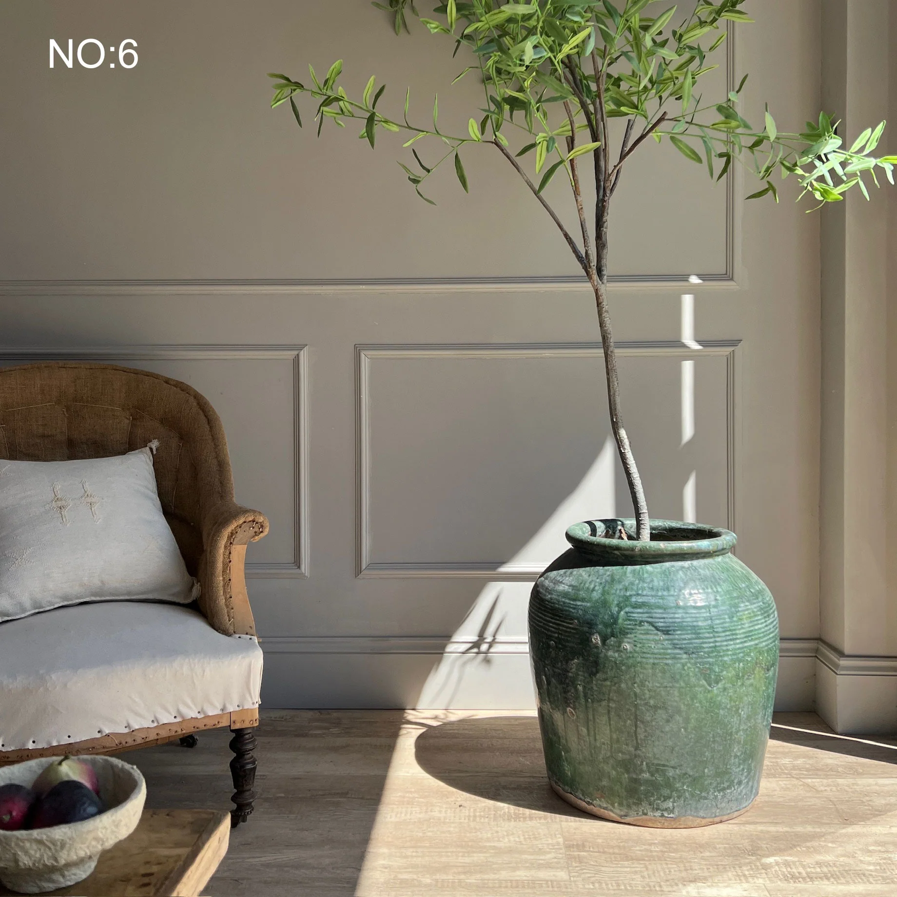 Turquoise Antique Urn - Image 8