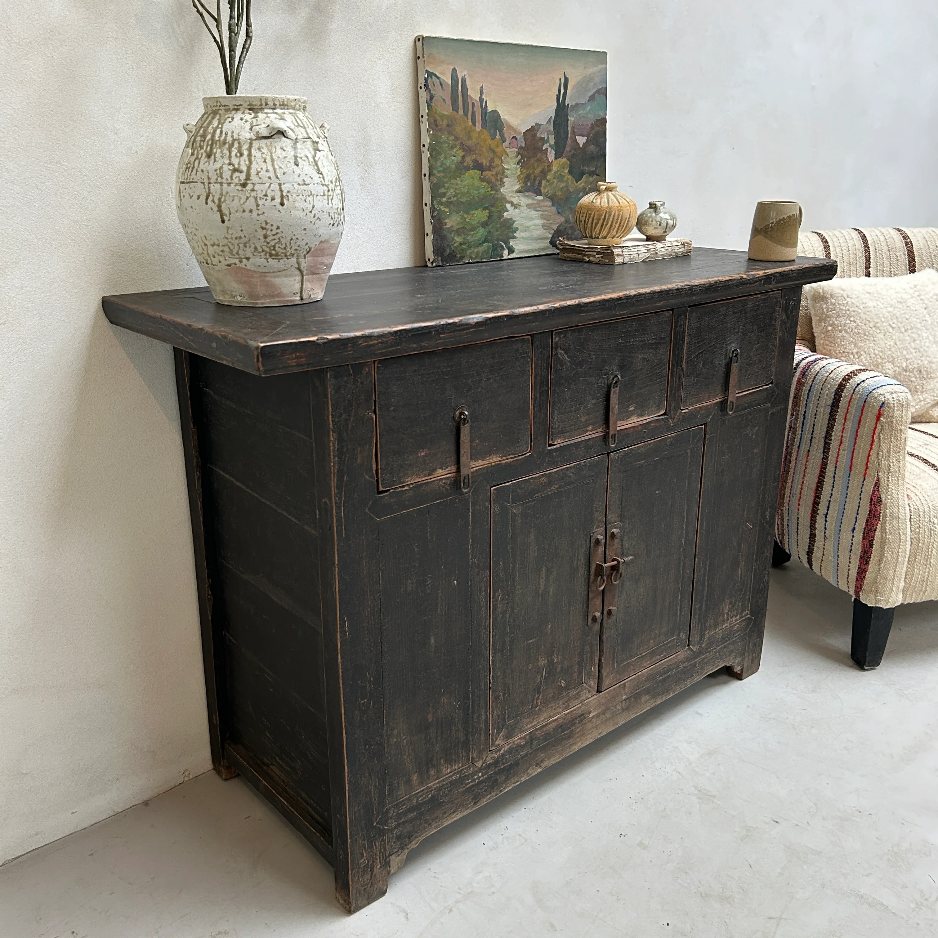 Unique Antique Black Cabinet | Wotton - Image 5