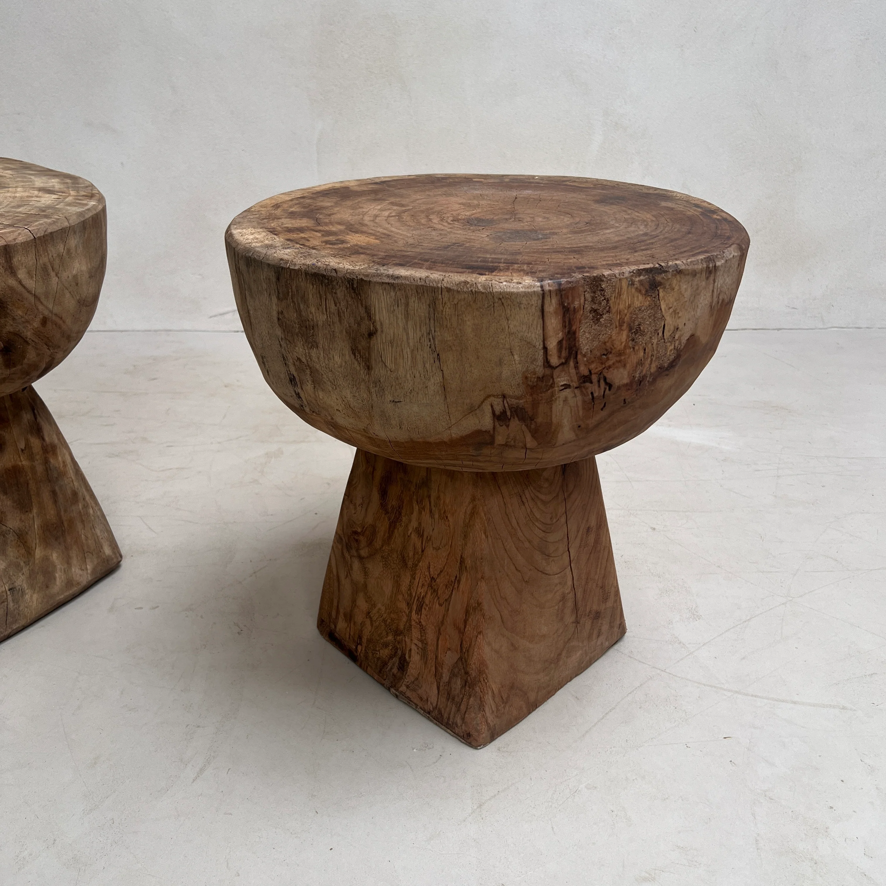 Vintage African Hand Carved Side Table | Umi - Image 4
