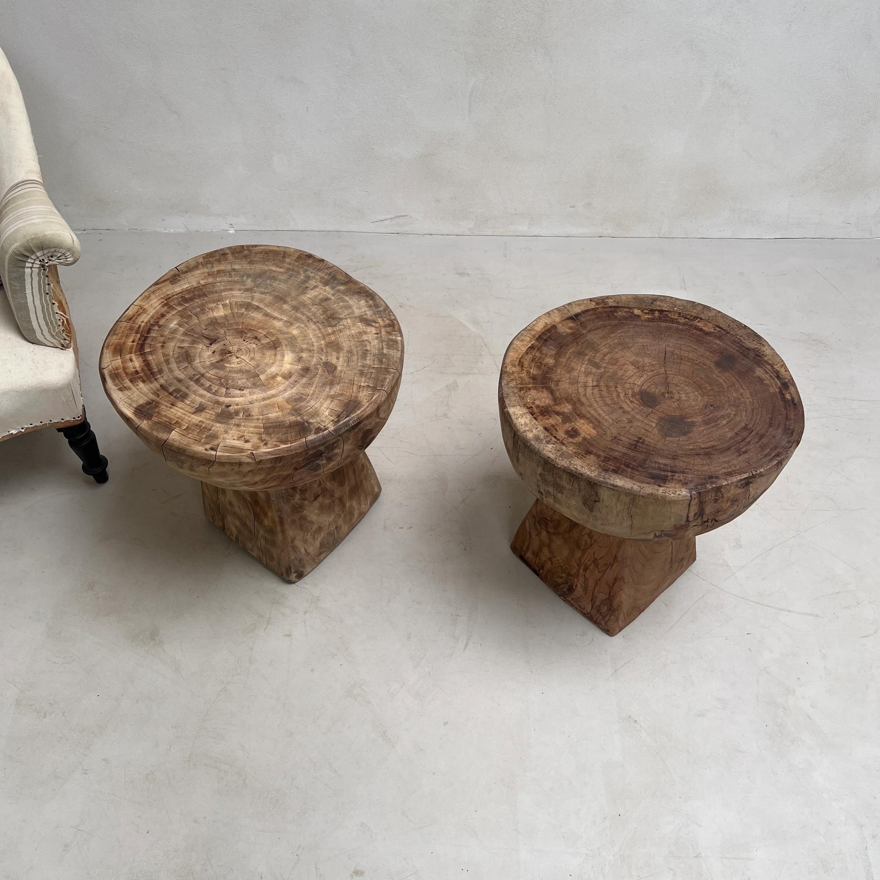 Vintage African Hand Carved Side Table | Umi - Image 5