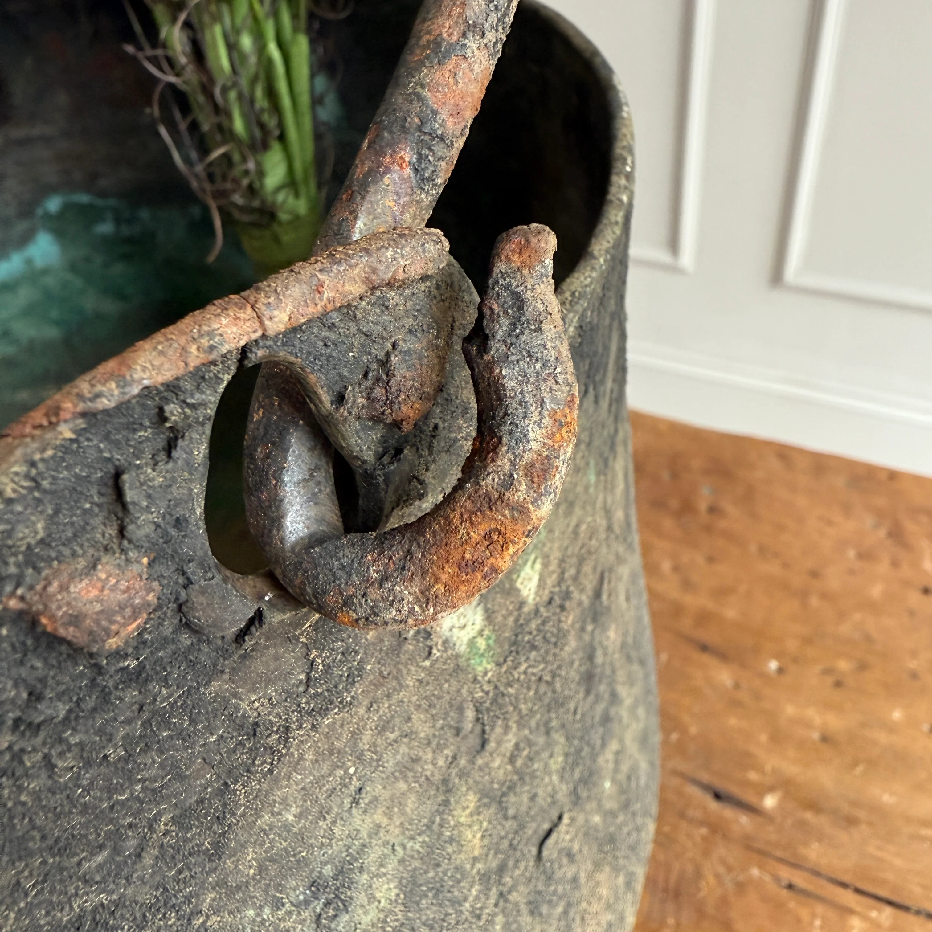 Vintage Copper Cauldron Planter A - Image 4