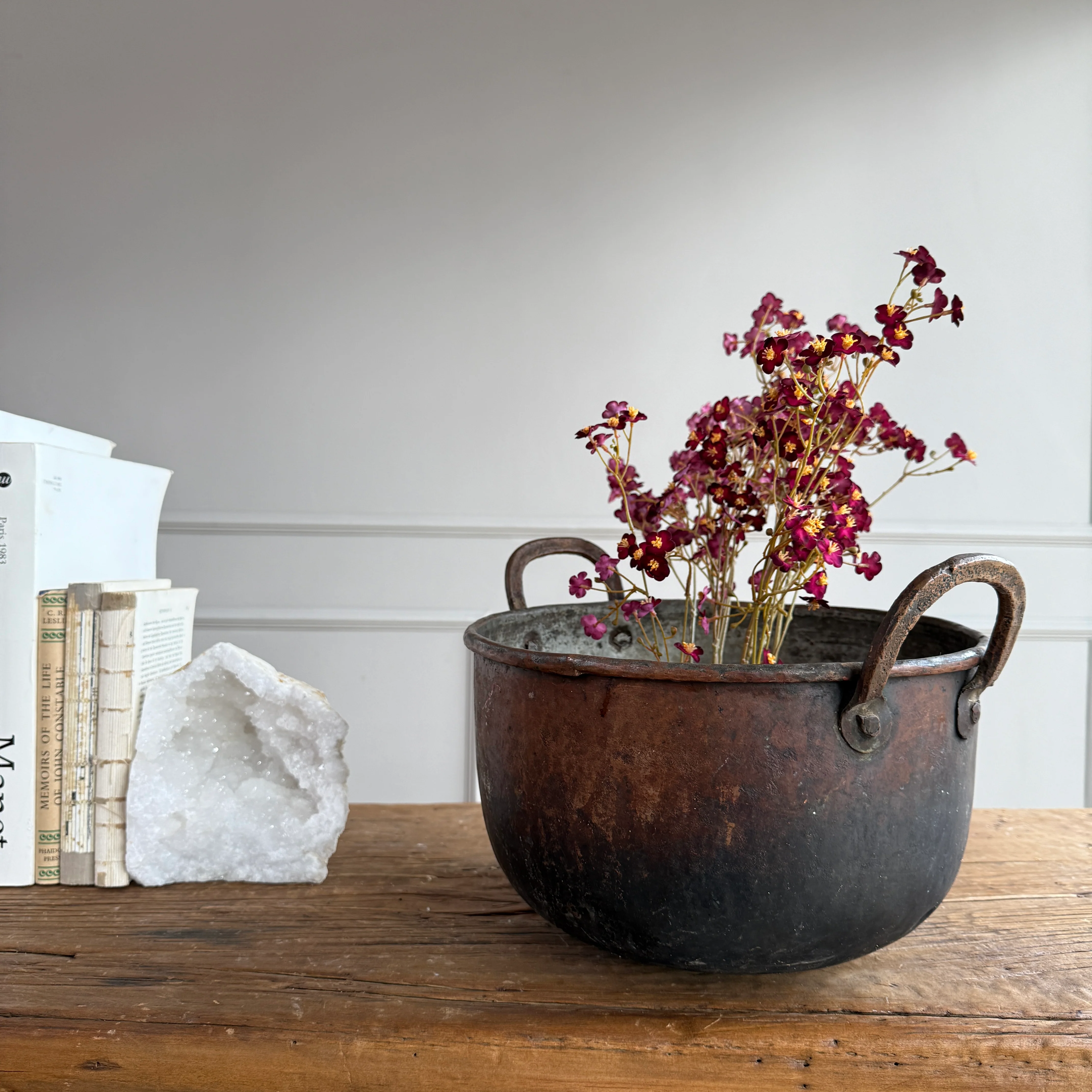 Vintage Copper Cauldron Planter D - Image 6