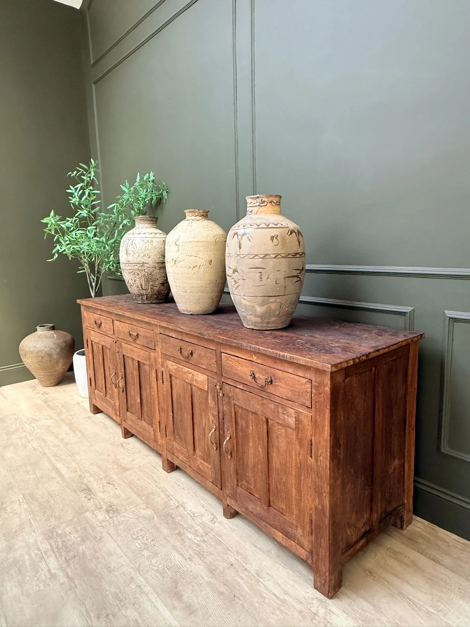 Vintage Dark Wood Sideboard | Vince - Image 5