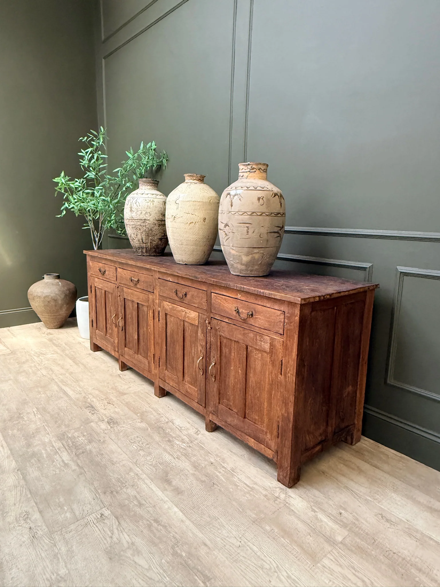 Vintage Dark Wood Sideboard | Vince - Image 6