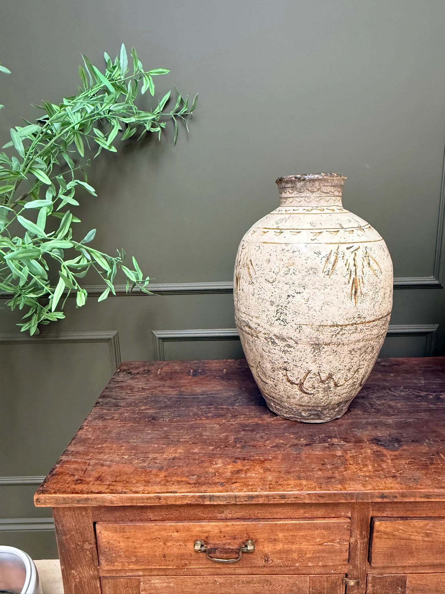 Vintage Dark Wood Sideboard | Vince - Image 8