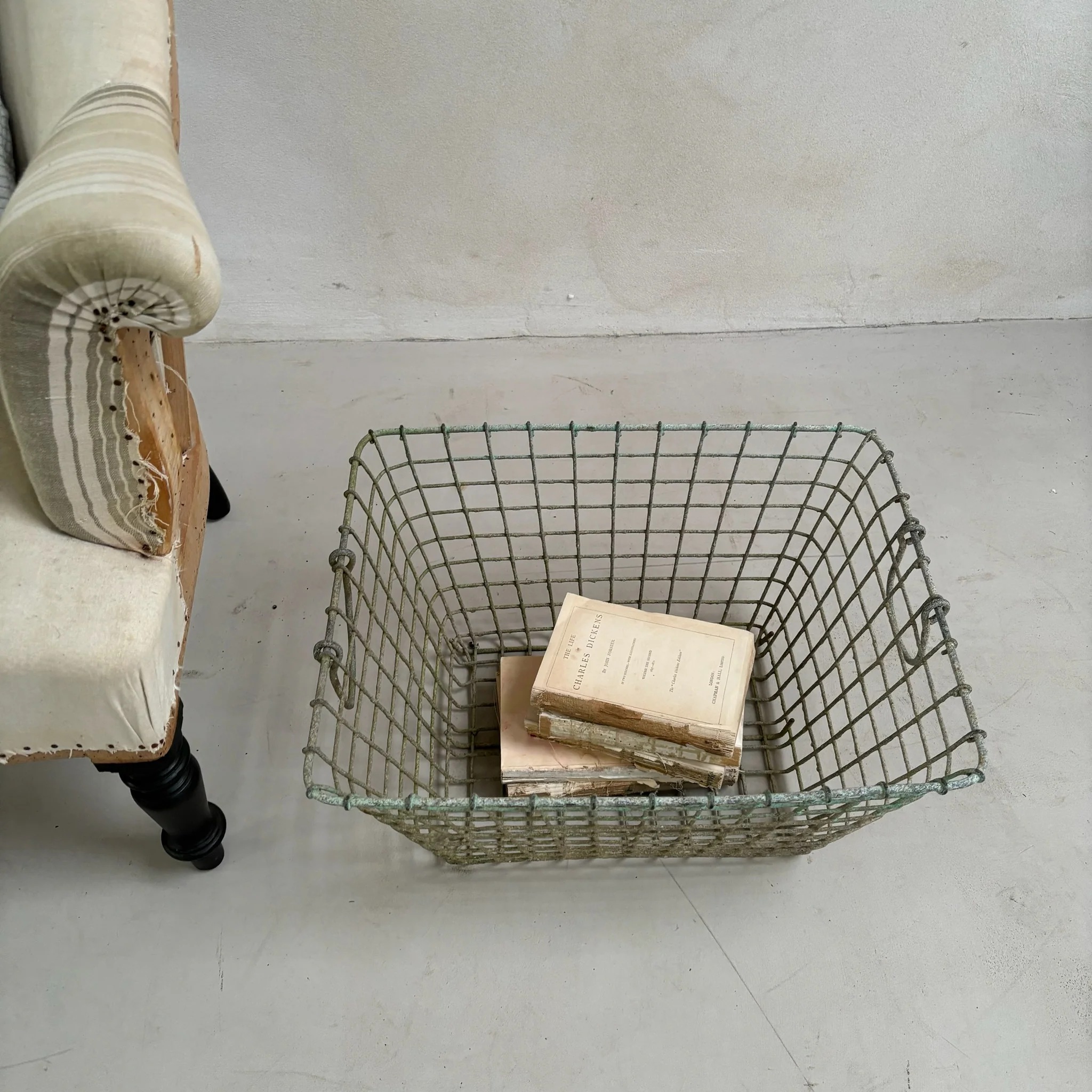 Vintage French Oyster Basket - Image 11
