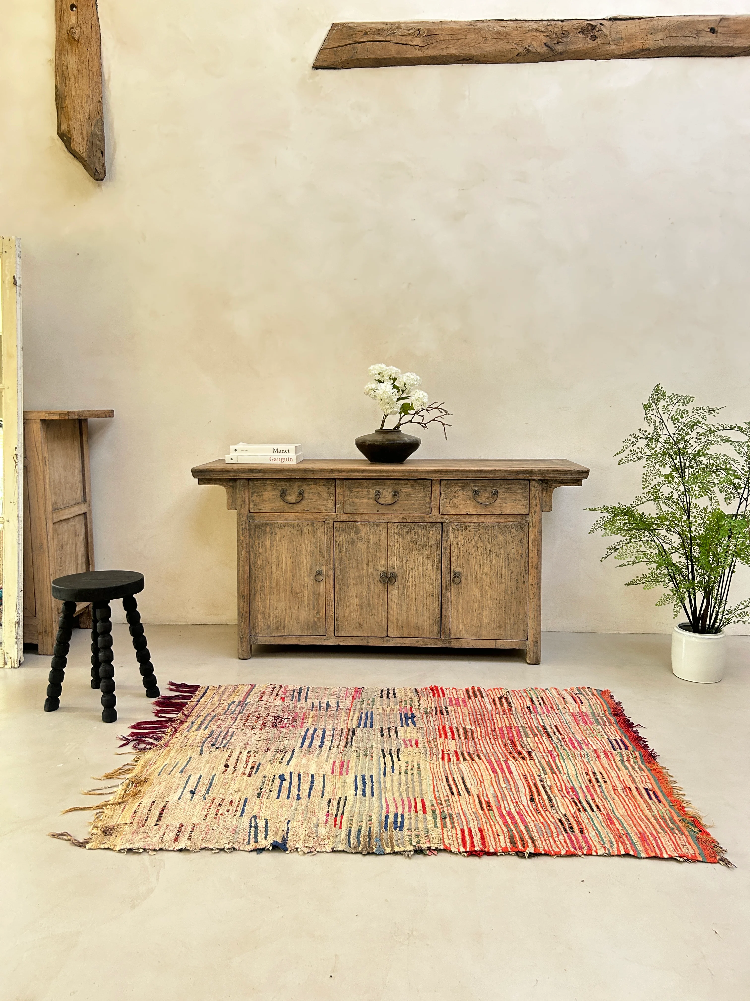 Vintage Moroccan Handmade woven rug | 150 X 100 - Image 2