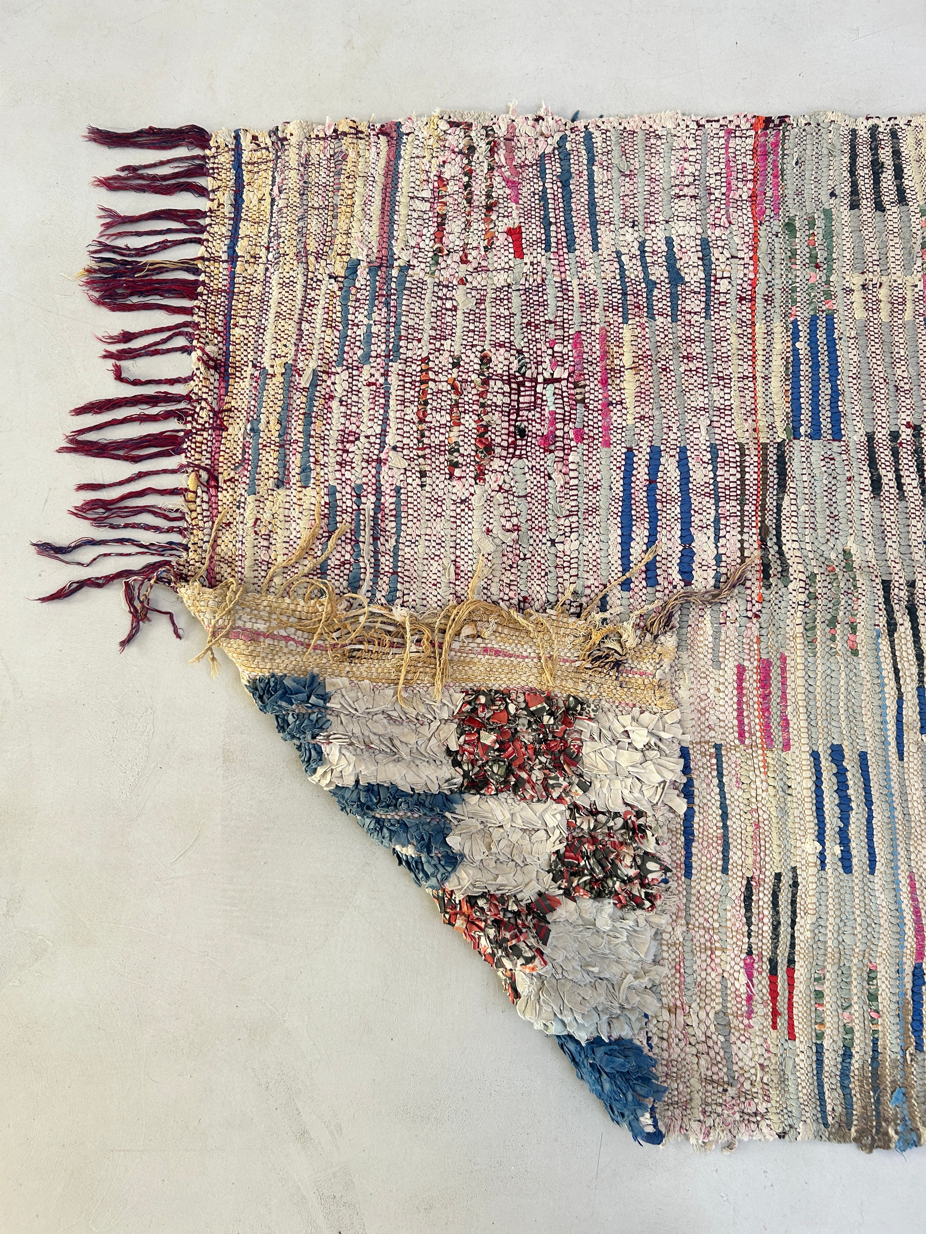 Vintage Moroccan Handmade woven rug | 150 X 100 - Image 4