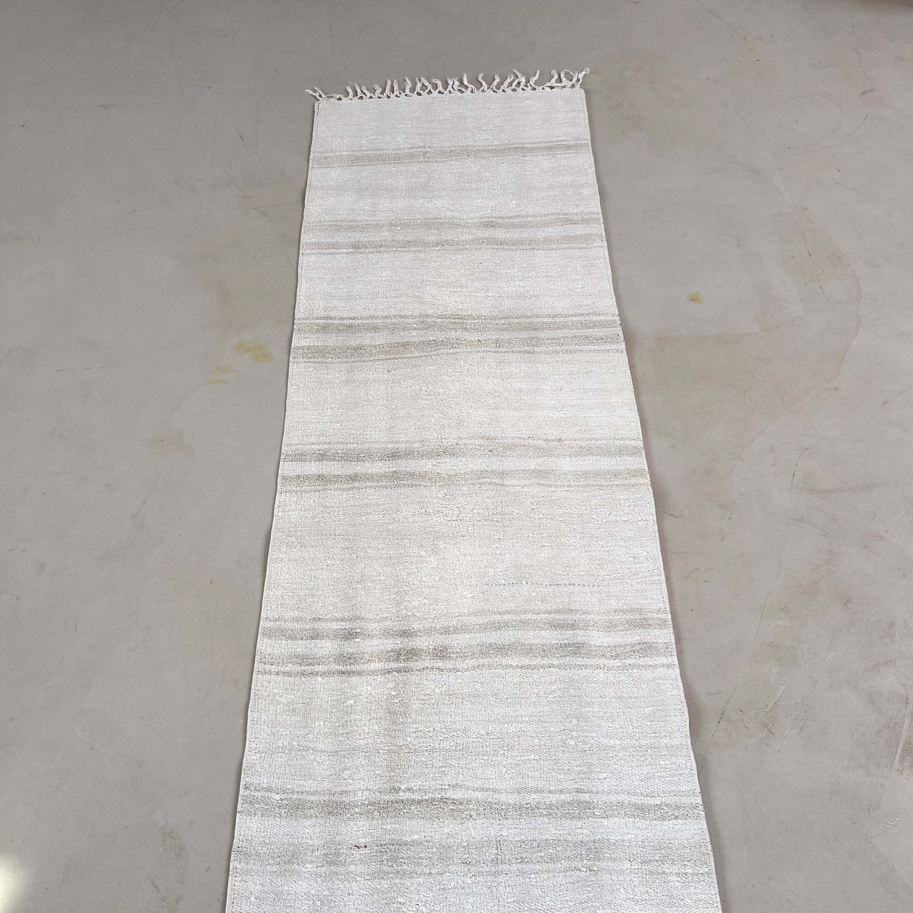 Vintage linen Stripe runner No: 8, 70cm x 355cm - Image 4
