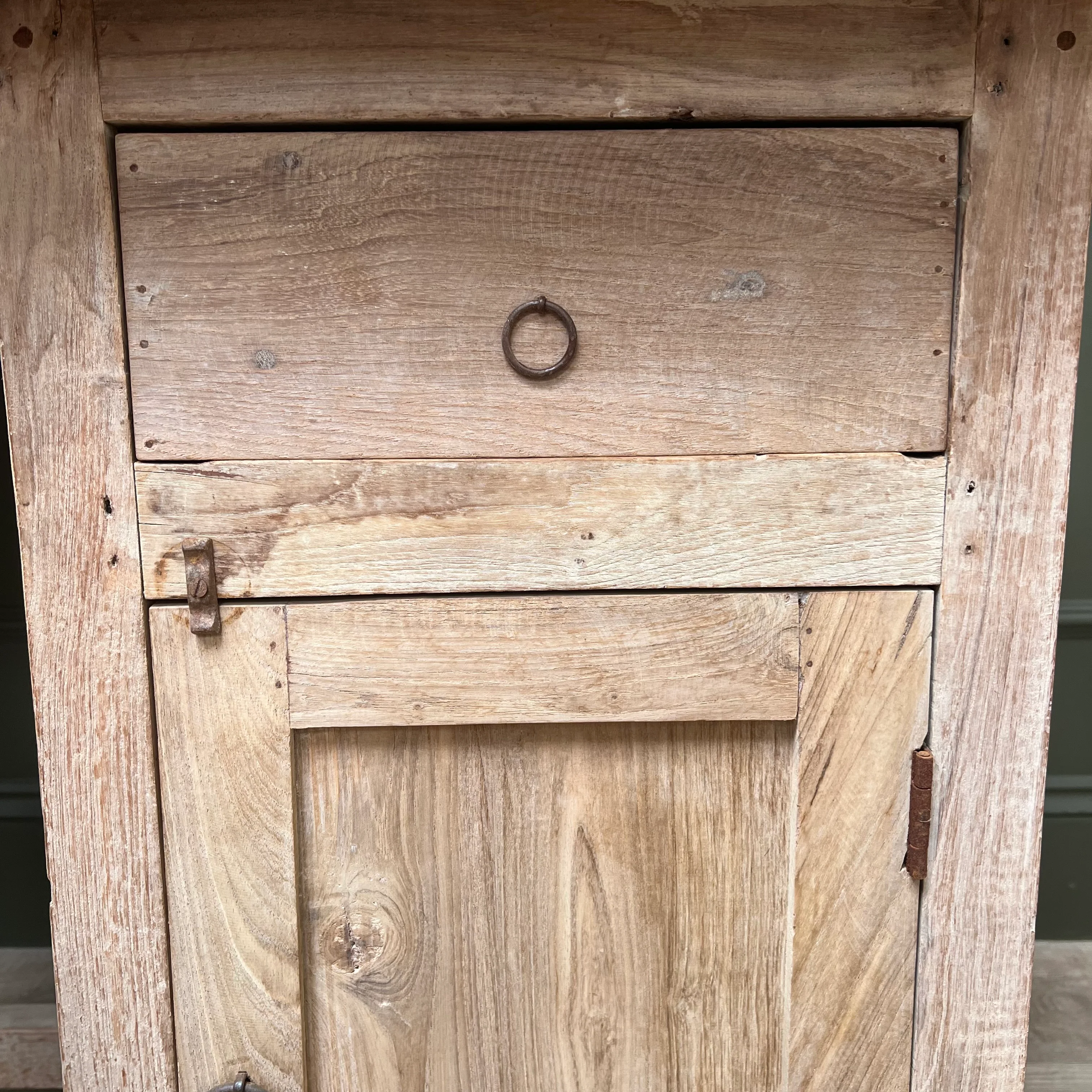 Vintage Pale Wood Desk | Elise - Image 9
