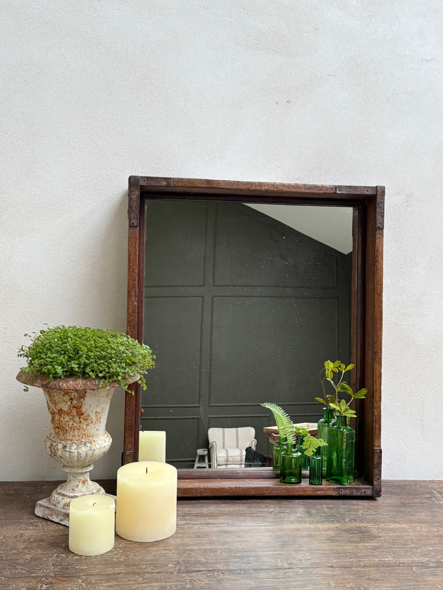 Vintage Printers Tray Mirror | Fran - Image 3