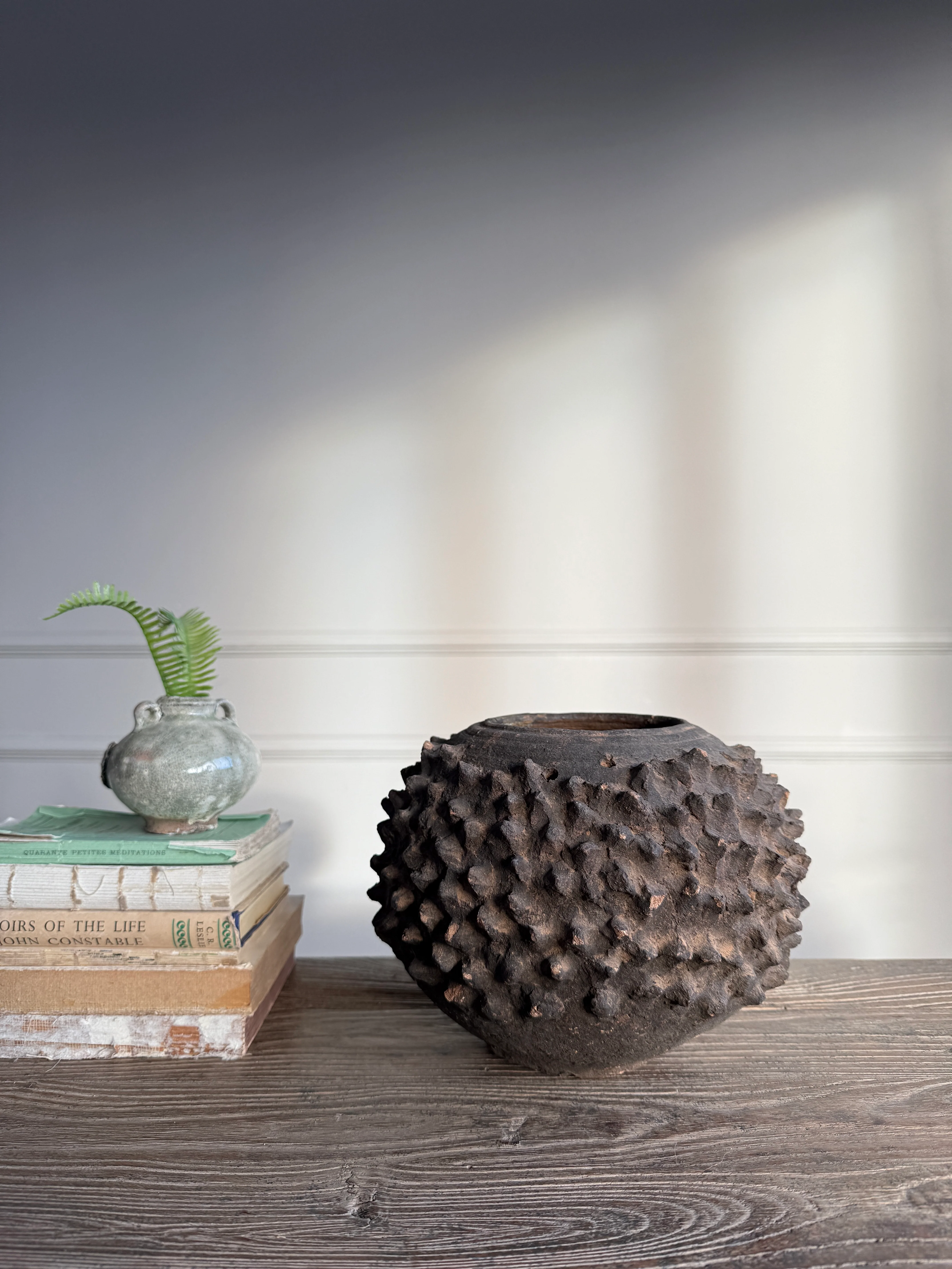 Vintage Spikes African Pottery - Image 3