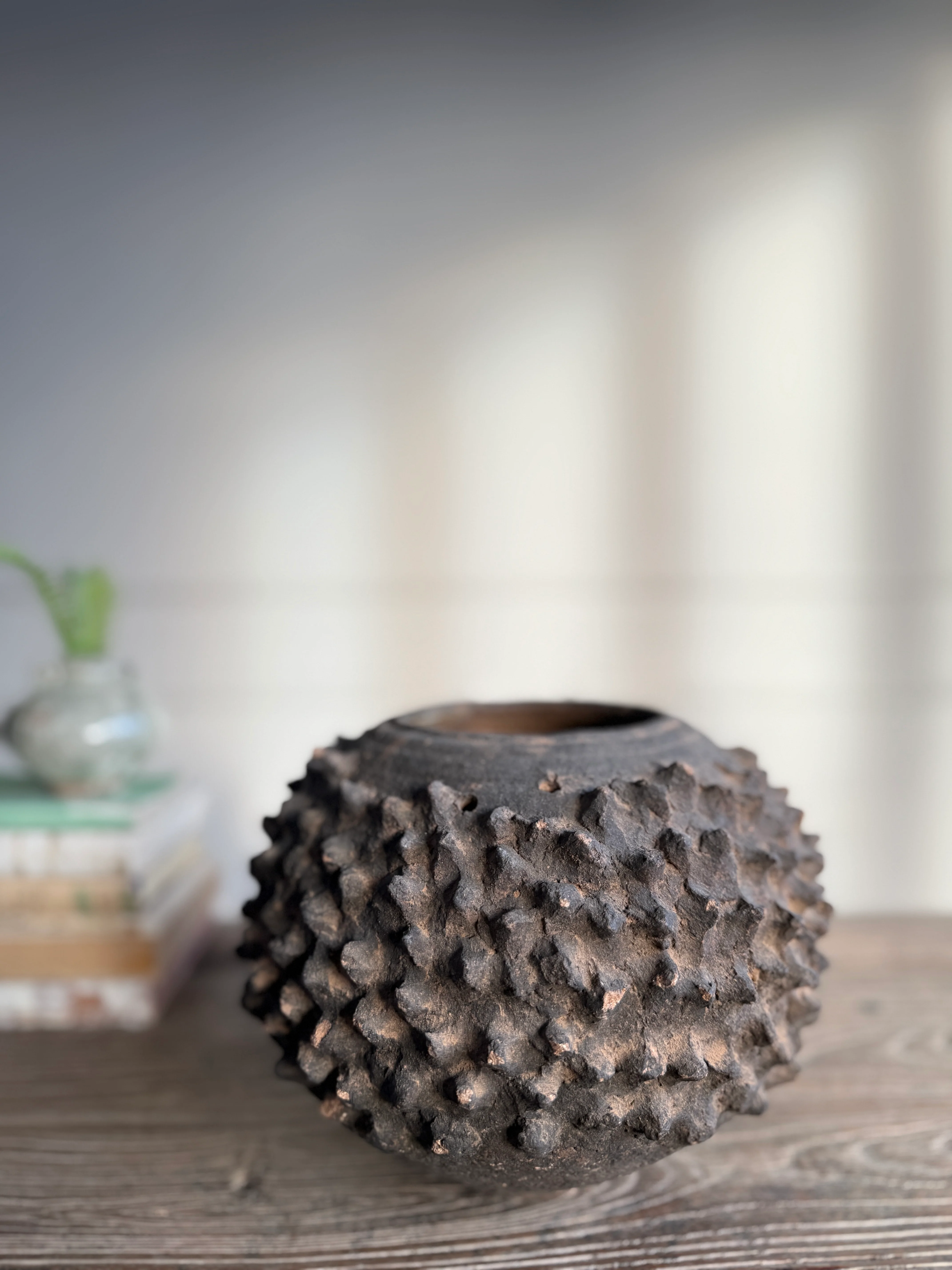 Vintage Spikes African Pottery - Image 5