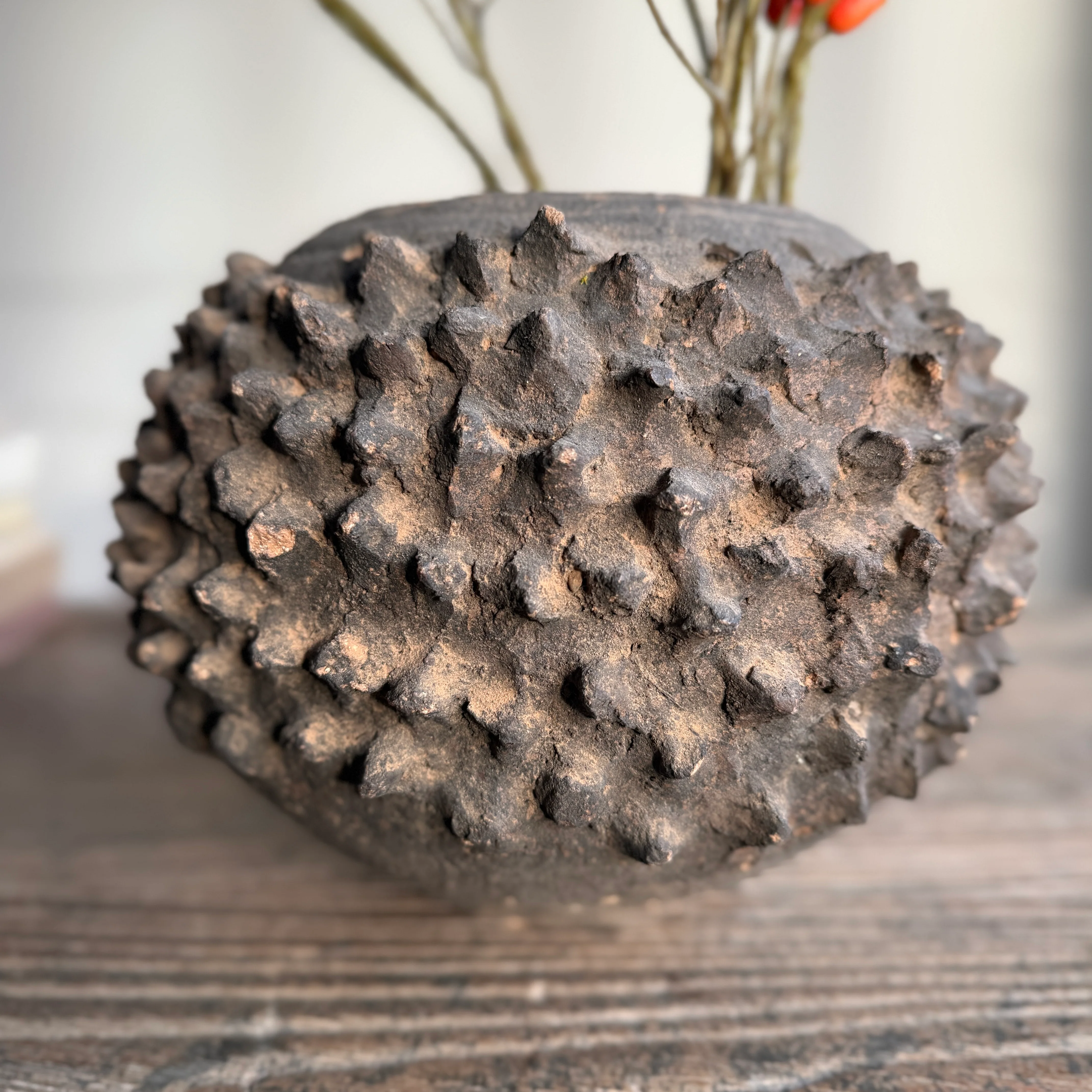 Vintage Spikes African Pottery - Image 8