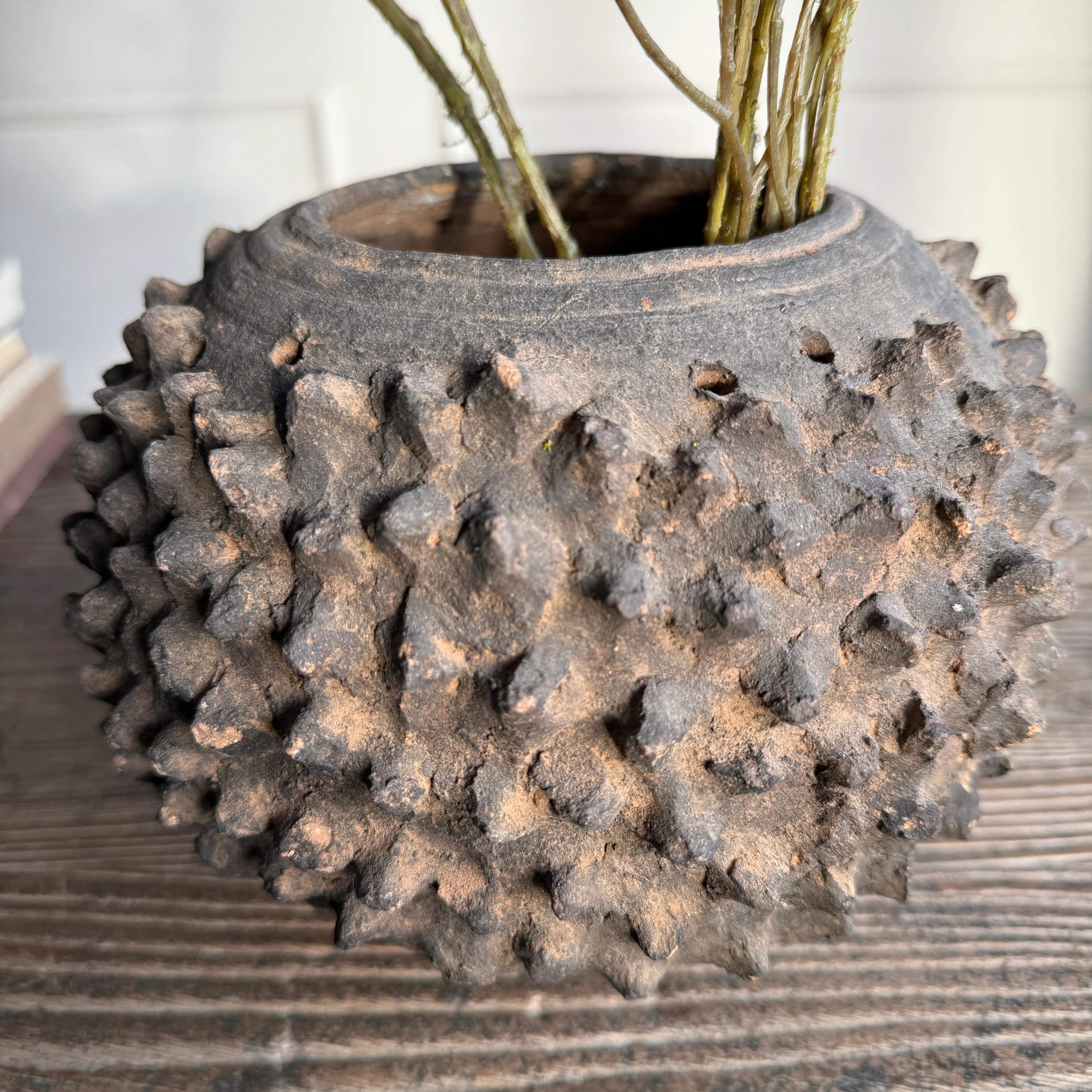 Vintage Spikes African Pottery - Image 9