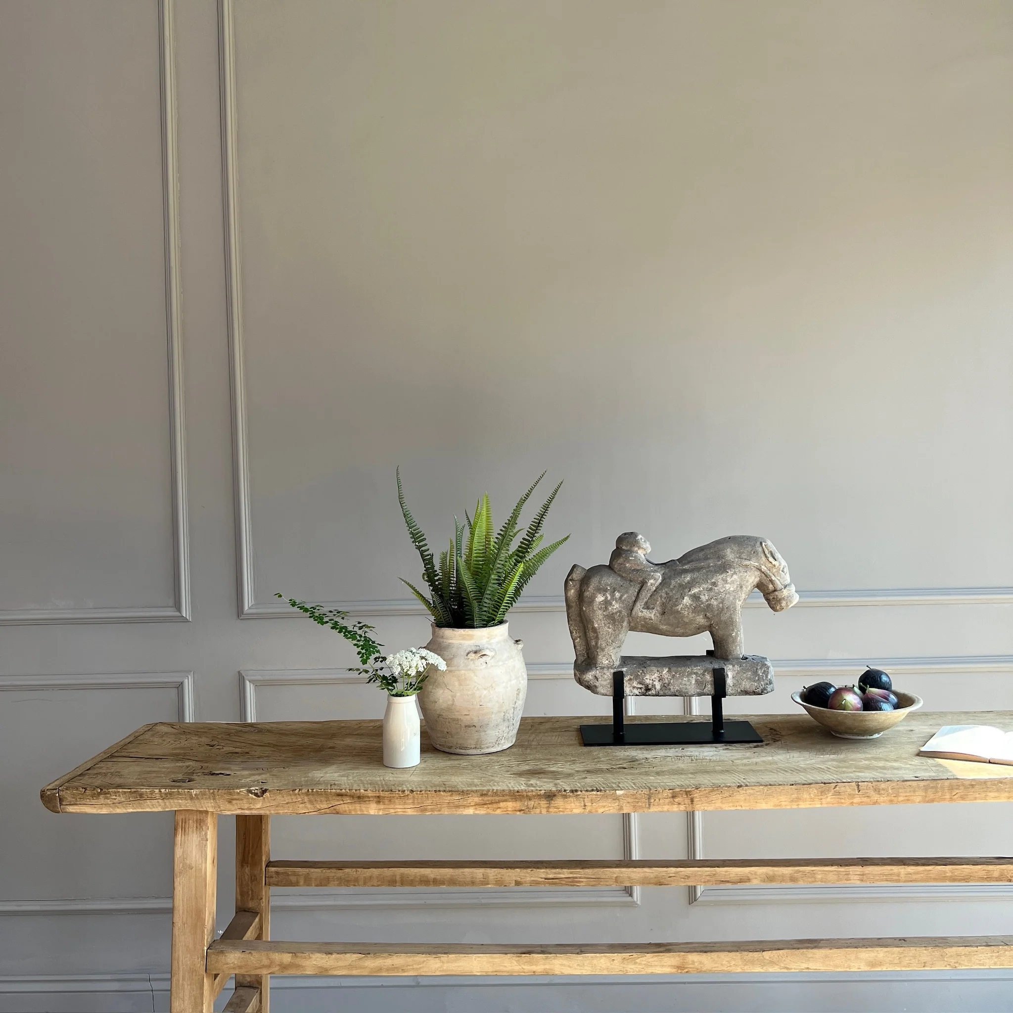 Vintage Stone Horse & Rider | Palomo - Image 3
