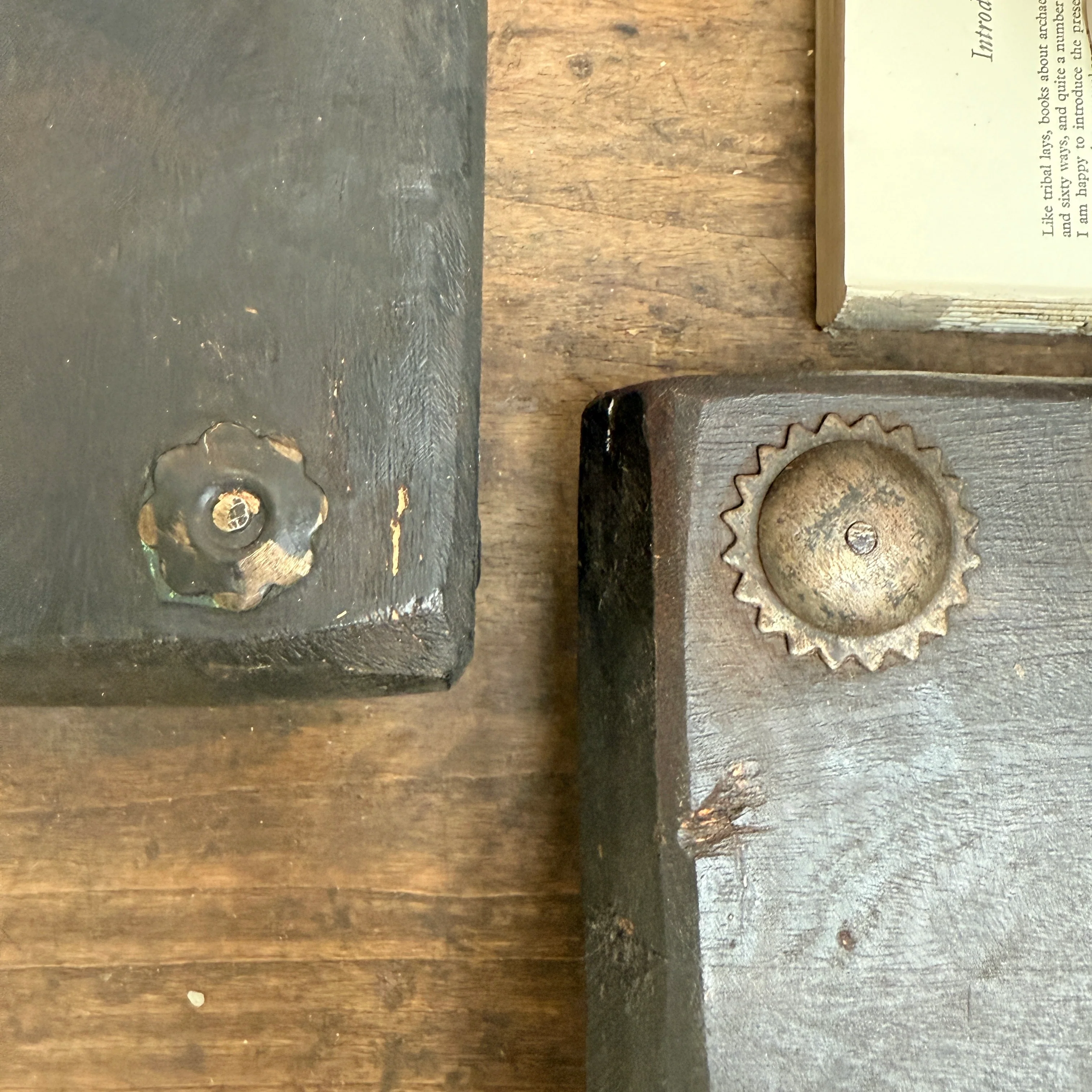 Vintage Wooden Bajot Display Stand - Image 8