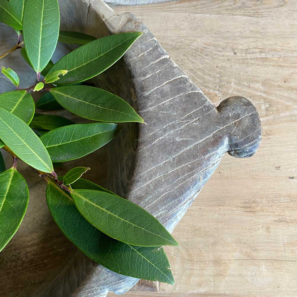 Vintage Wooden Chapati Bowl | Large - Image 3